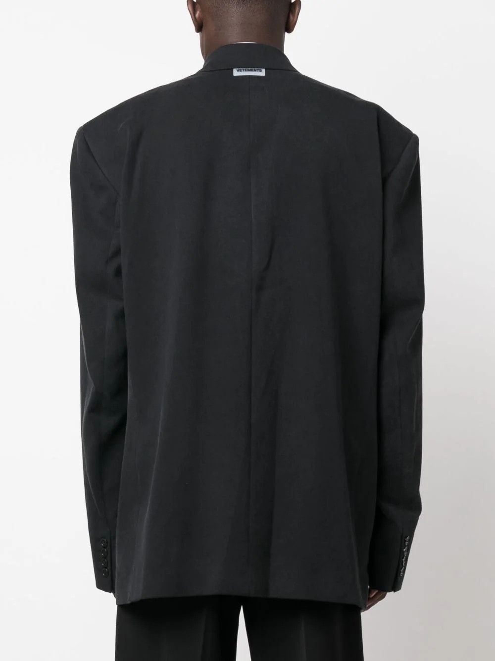 Vetements o1y0924 Blazer in Black Size US S / EU 44-46 / 1 - 4 Thumbnail
