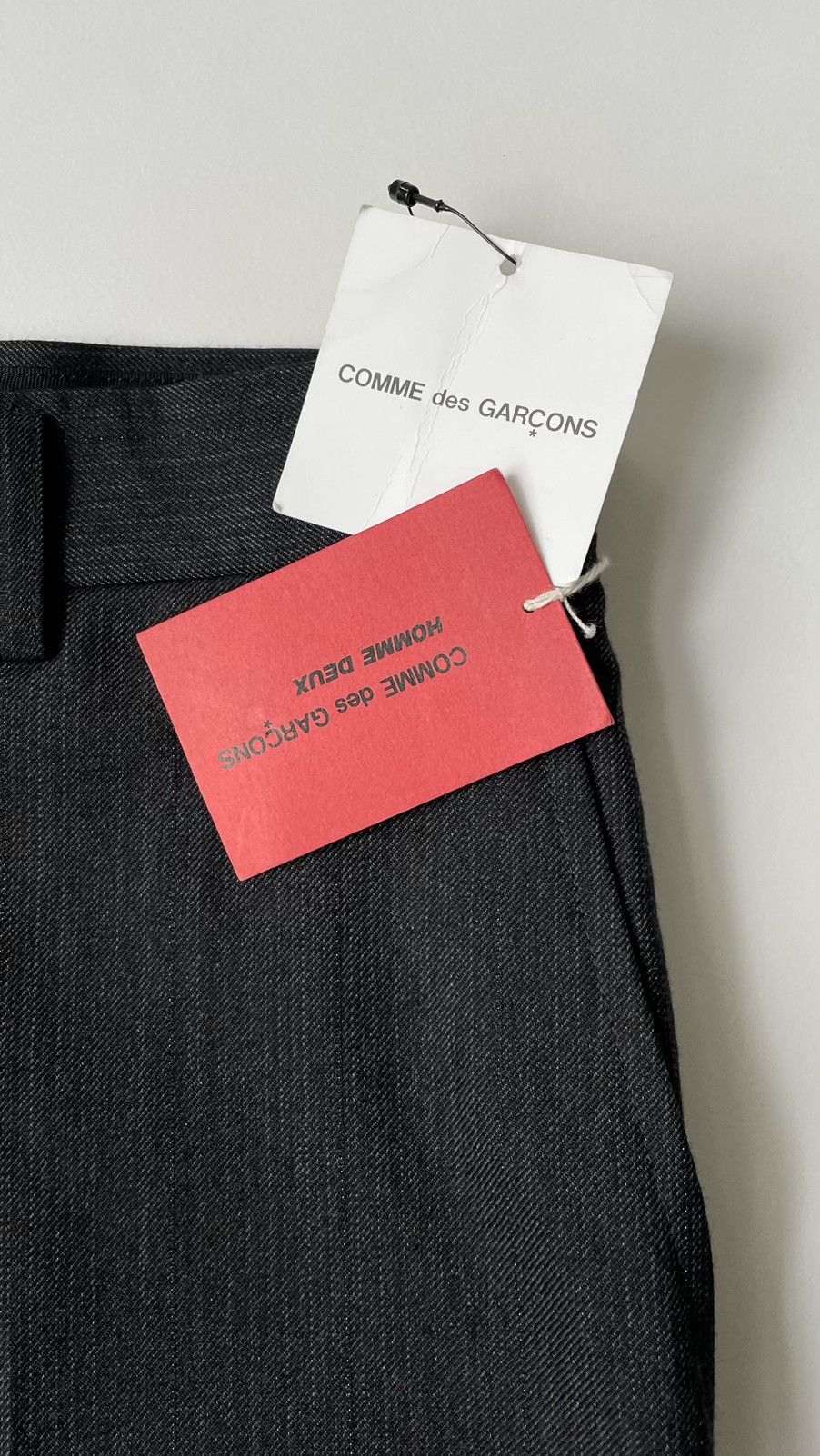 Comme des Garcons A/W 07 Grey Pinstripe Wool Trousers Size US 32 / EU 48 - 5 Thumbnail
