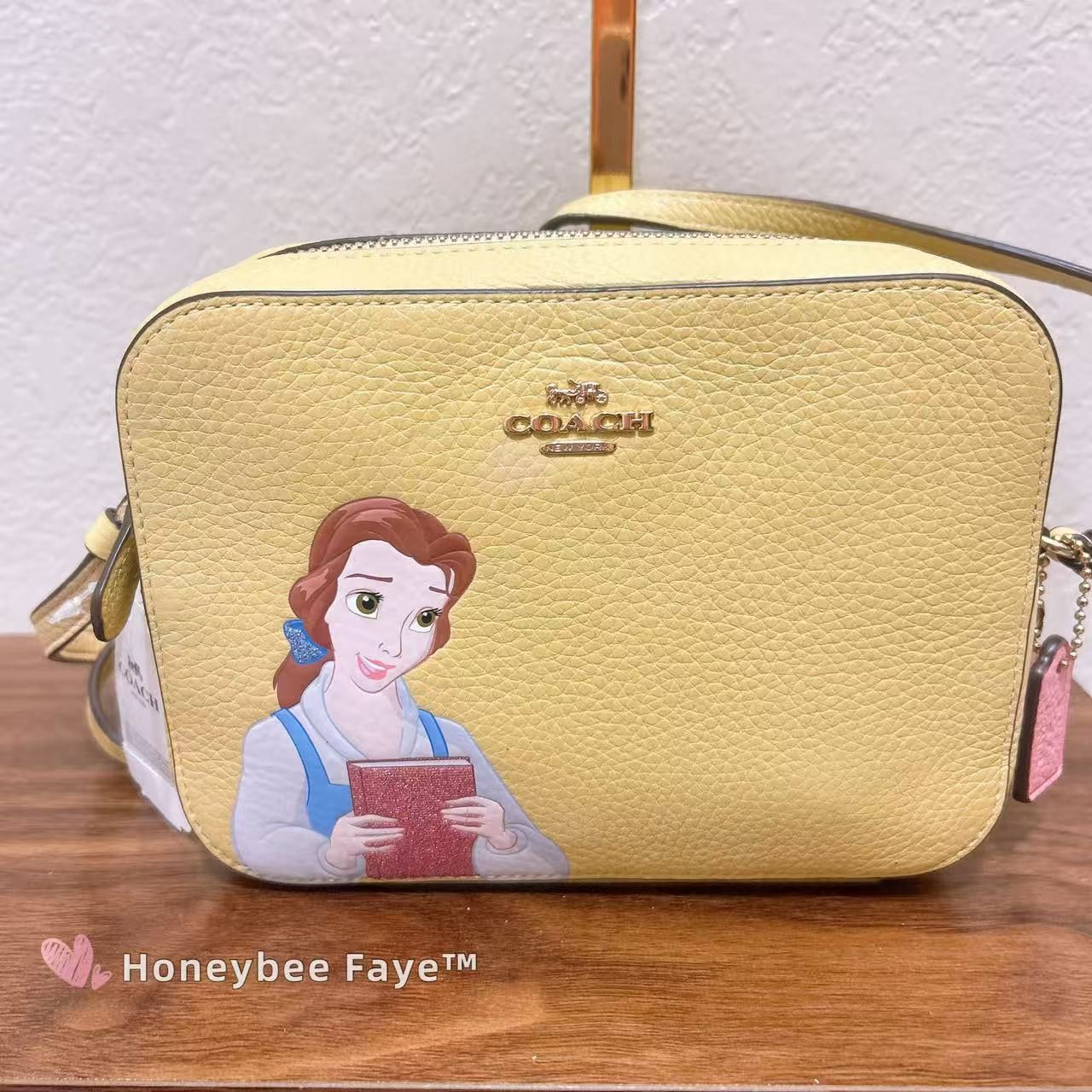 Coach NWT Disney X Coach Mini Camera Bag With Belle C3404 Size ONE SIZE - 2 Thumbnail