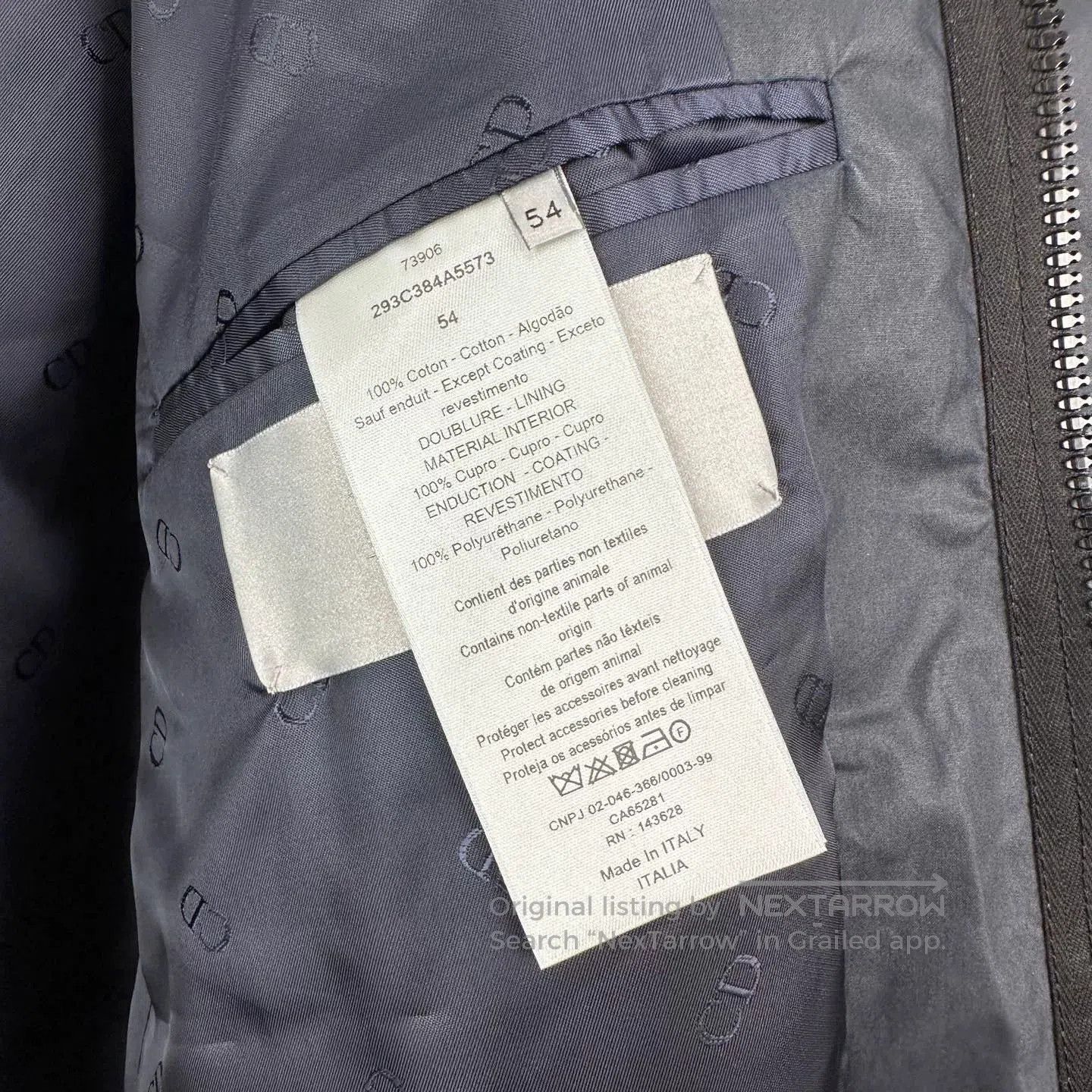 Dior dior long functional coat in dark color. Size US XXL / EU 58 / 5 - 6 Thumbnail