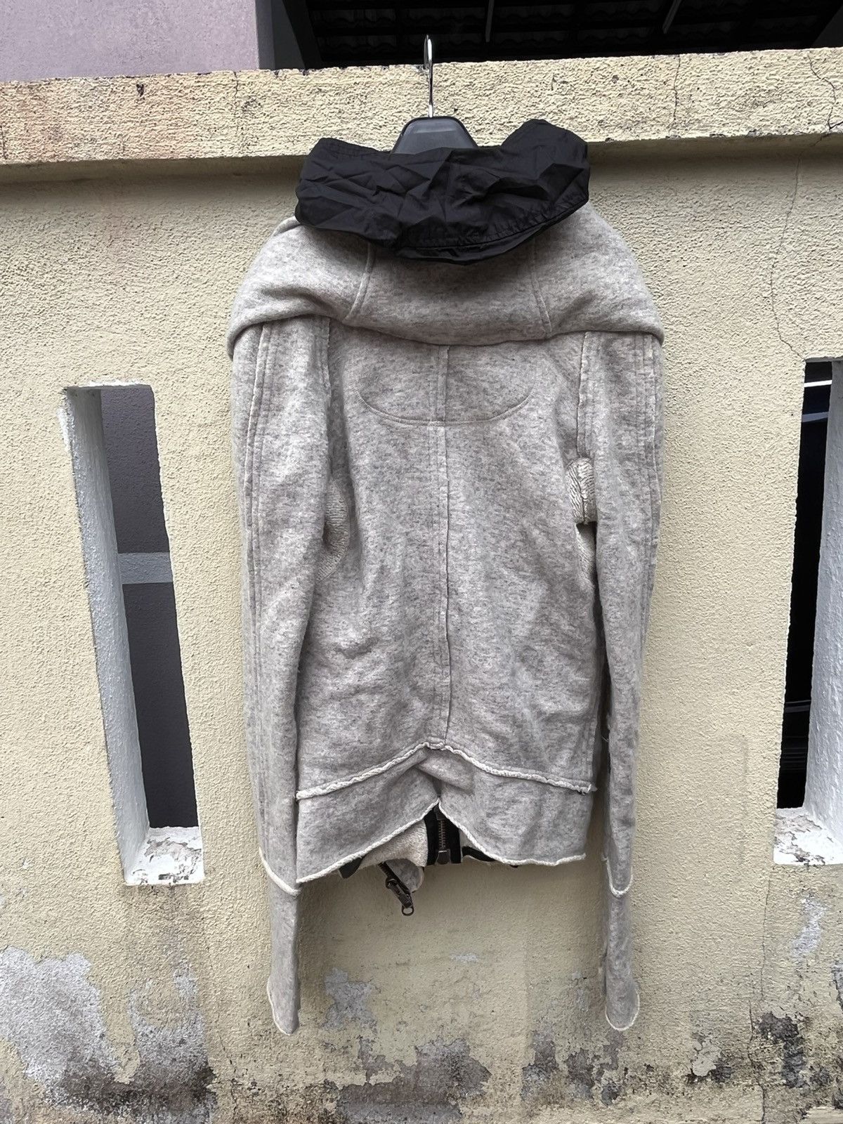 Le Grande Bleu (L.G.B.) Vintage bono-16 light jacket grey cotton blend asymmetrical Size US S / EU 44-46 / 1 - 23 Thumbnail