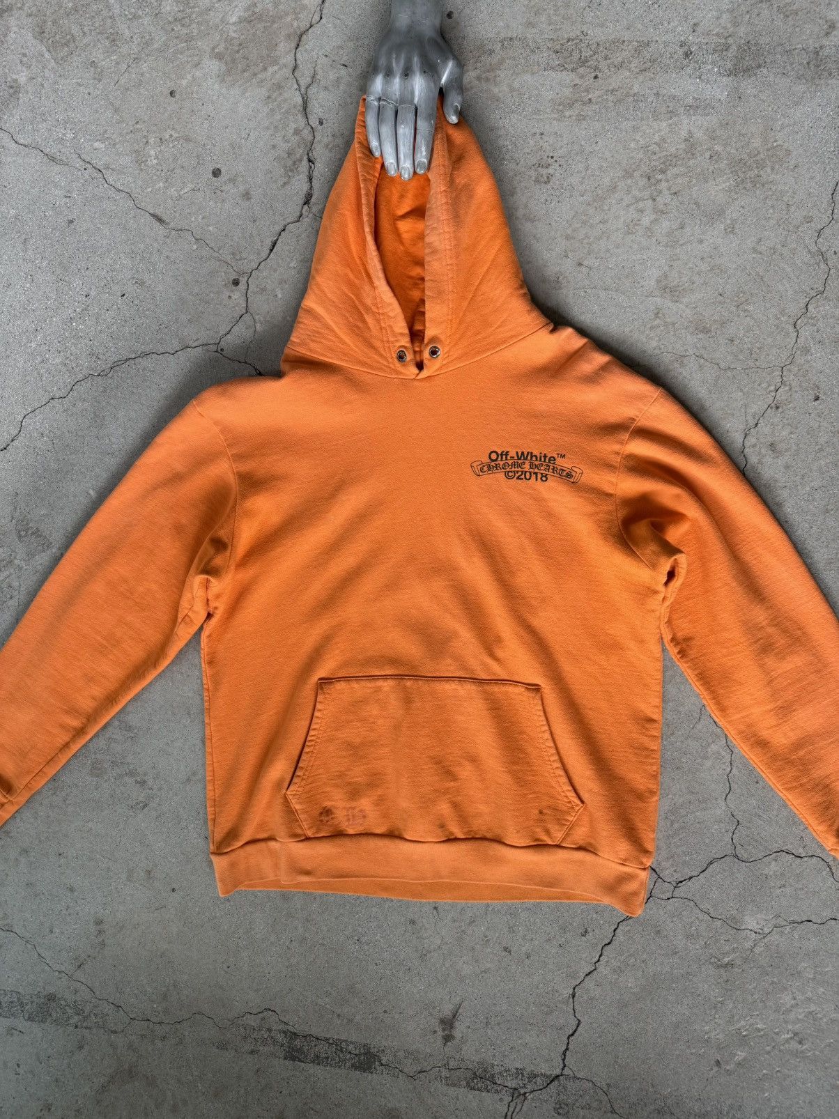Chrome Hearts CHROME HEARTS OFF-WHITE HOODIE Size US XL / EU 56 / 4 - 2 Thumbnail