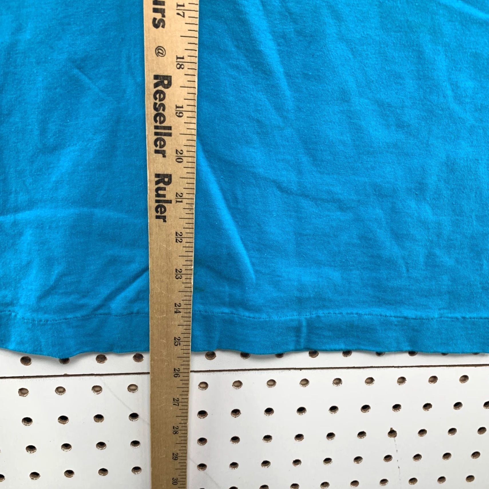 Fruit Of The Loom VINTAGE Fruit of the Loom Shirt Mens L Blue 90s USA Short Sleeve Cotton T-Shirt Size US L / EU 52-54 / 3 - 7 Thumbnail