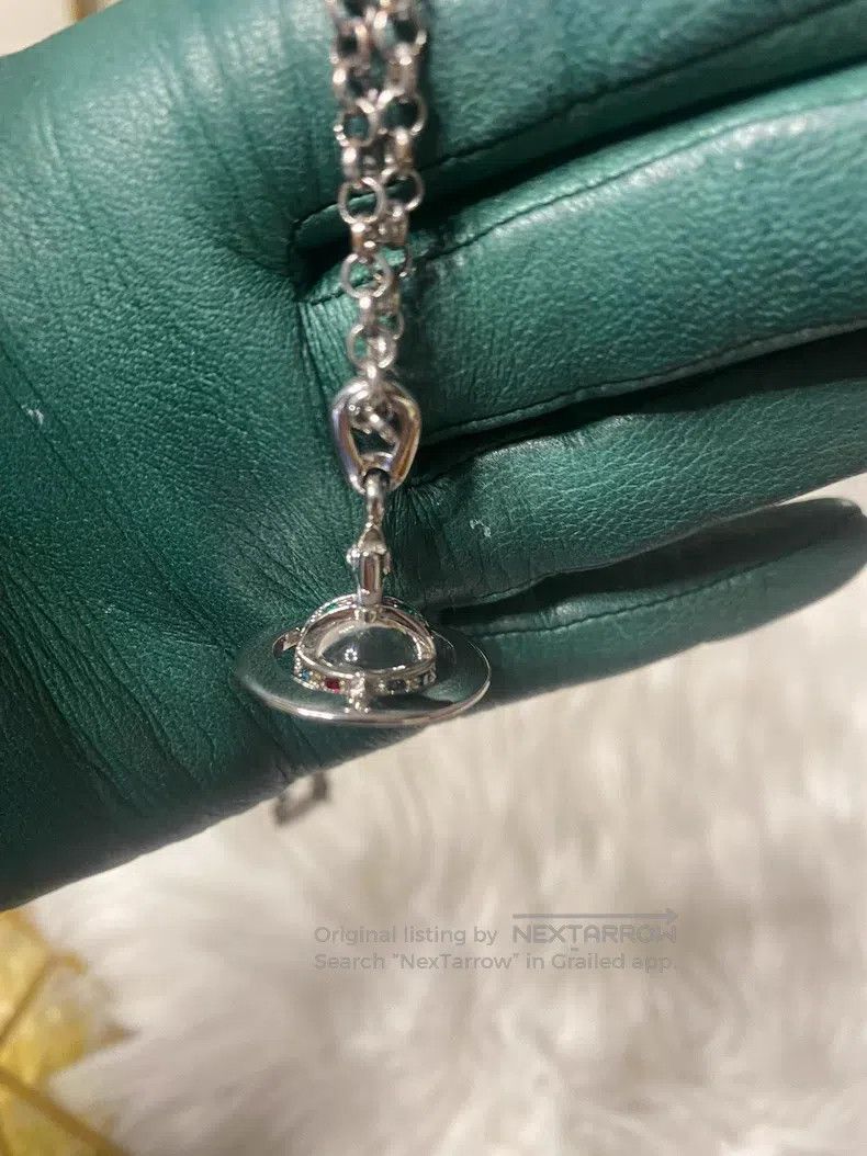 Vivienne Westwood Vivienne Westwood Vintage medium silver orb necklace Size ONE SIZE - 2 Thumbnail