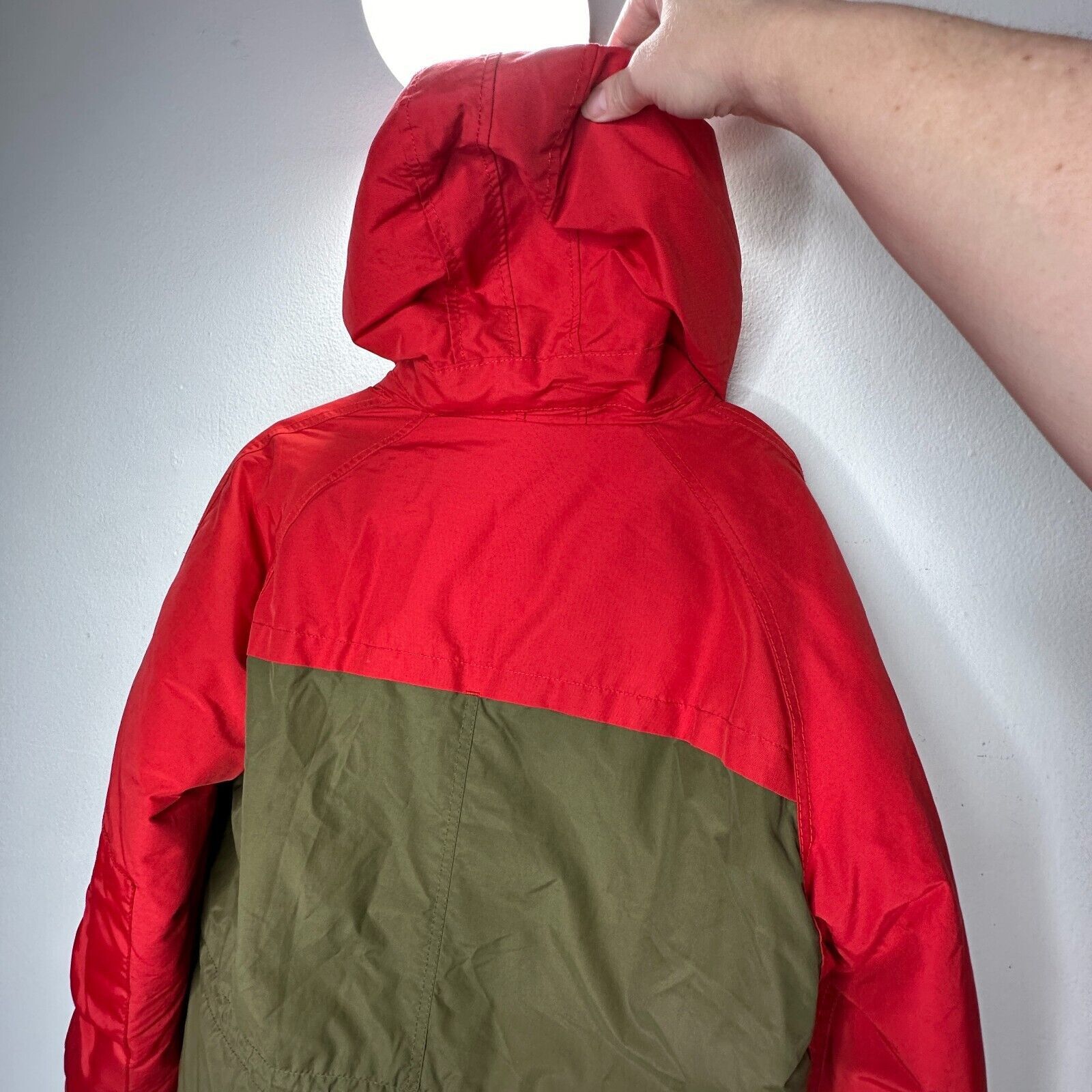 Scotch & Soda Scotch & Soda Olive & Red Front Zip Hooded Heavy Jacket M Size M / US 6-8 / IT 42-44 - 9 Thumbnail