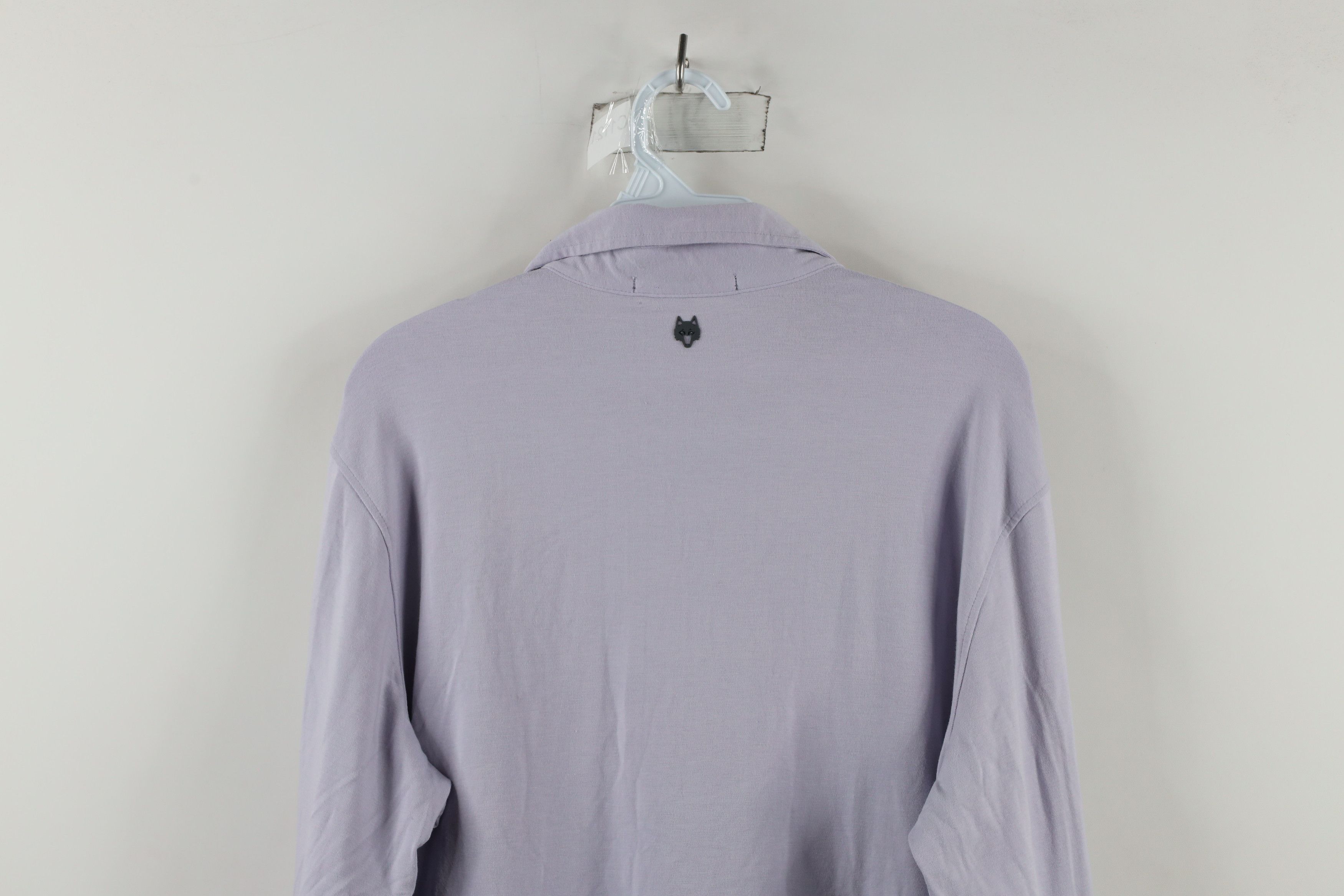 Vintage Greyson Clothiers Long Sleeve Collared Golf Polo Purple Size US L / EU 52-54 / 3 - 10 Thumbnail
