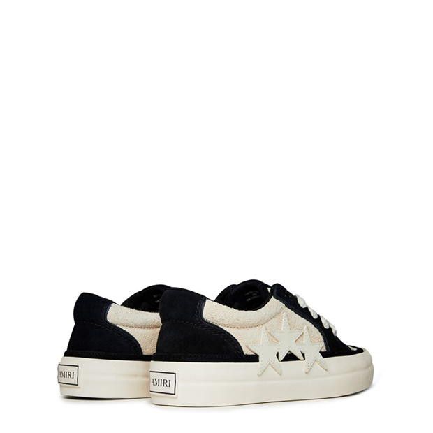Amiri AMIRI Sunset Star-Embroidered Suede Low-Top Trainers Size US 10 / EU 43 - 4 Thumbnail