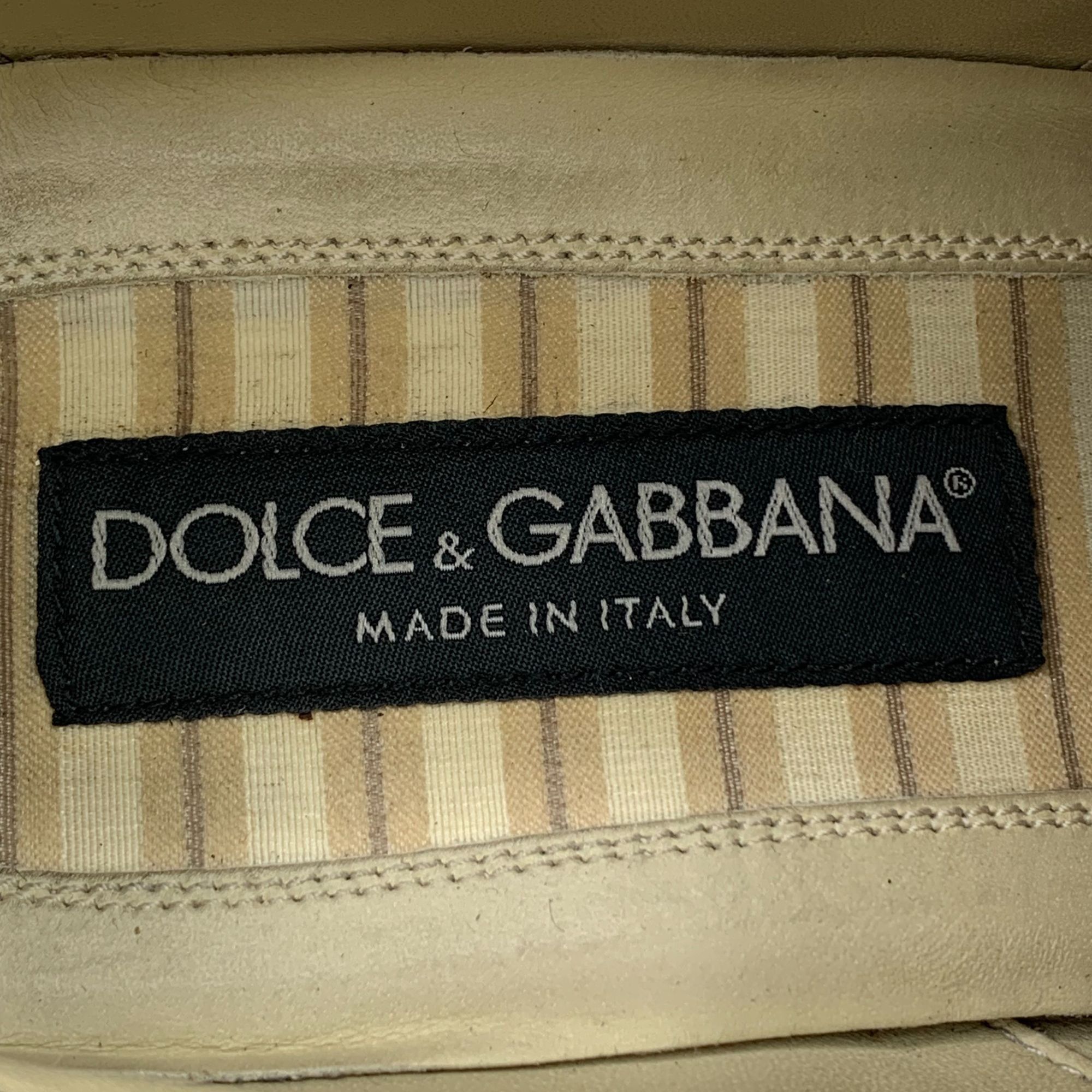 Dolce & Gabbana Dolce&Gabbana Black Round-Toe Wooden Sole Loafers (Size 40) Size US 7 / EU 40 - 3 Thumbnail