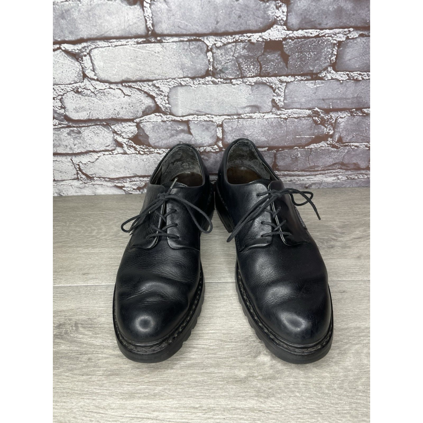 Mephisto Mephisto Sherpa's Black Leather Lace Up Heel Oxfords Shoes M Size US 10.5 / EU 43-44 - 12 Thumbnail