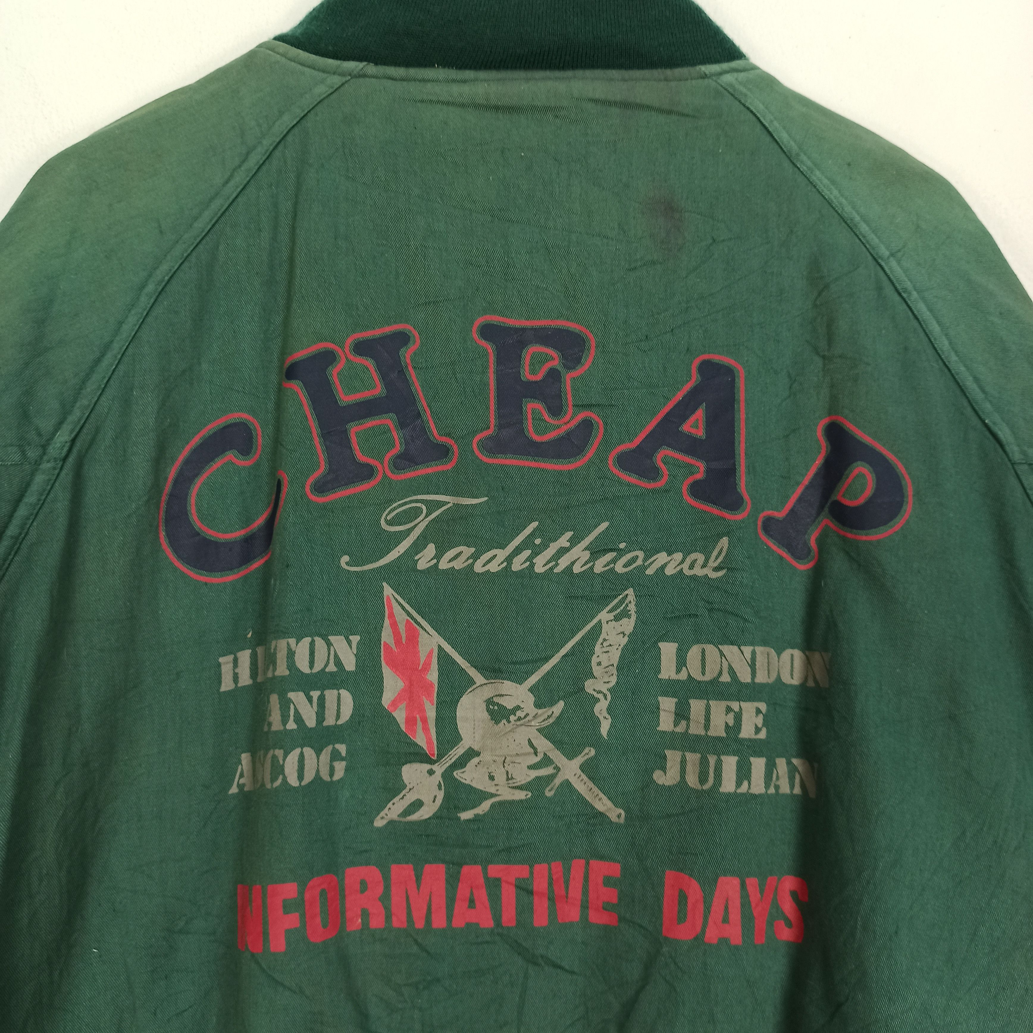 Japanese Brand Vintage Bomber Jacket Reversible Japanese Brand Cheap Size US M / EU 48-50 / 2 - 10 Thumbnail