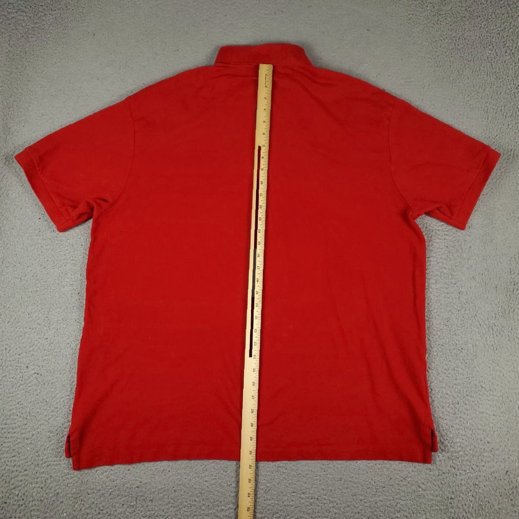 Ralph Lauren Ralph Lauren Polo Shirt Mens Big 2XB Red Casual Short Sleeve Polo Shirt Men Red 2XB Vintage? No Size US XXL / EU 58 / 5 - 5 Thumbnail