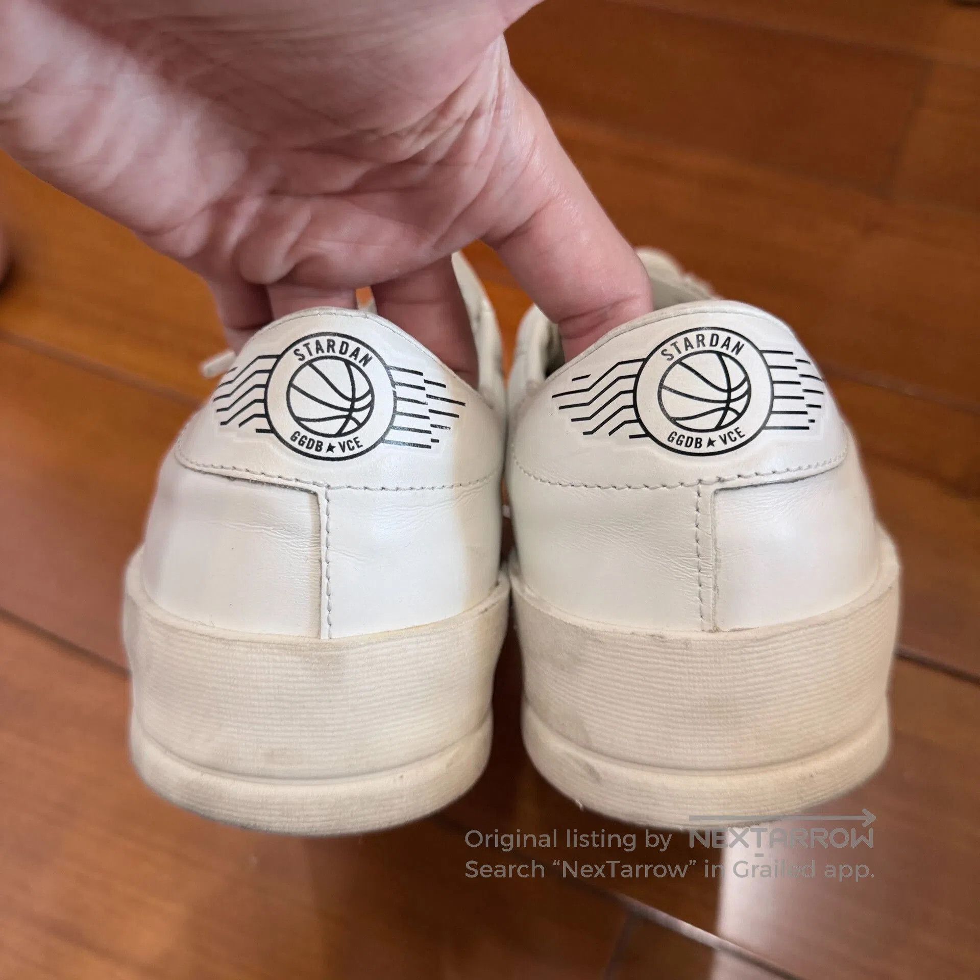 Golden Goose Golden Goose Stardan Distressed White Sneakers. Size US 7 / EU 40 - 2 Thumbnail