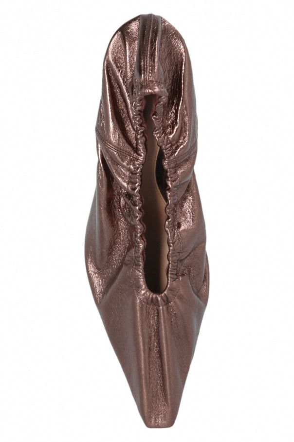 Bottega Veneta o1n1vont1124 Almond Pumps in Fondant Size US 11 / IT 41 - 6 Thumbnail