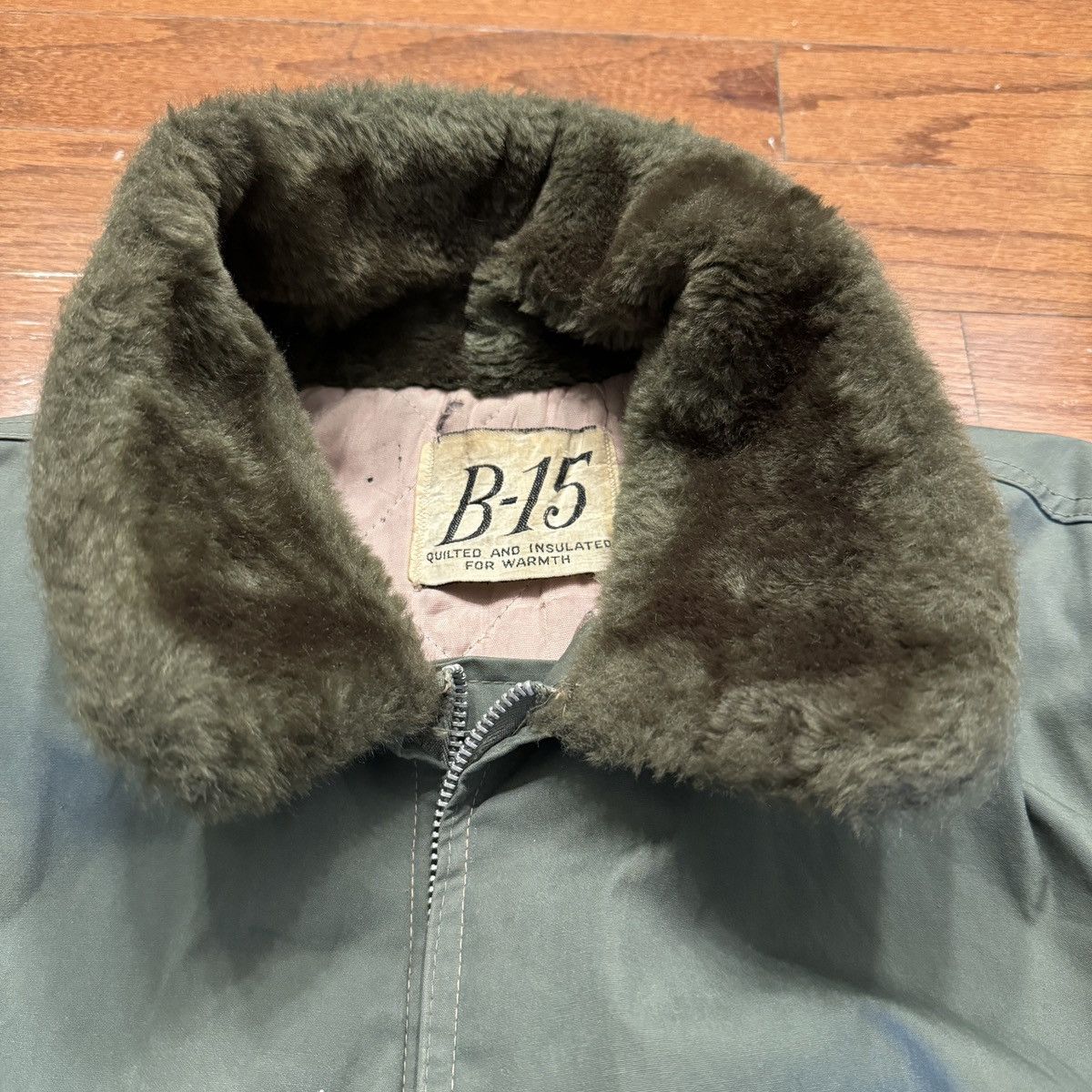 Vintage B-15 Vintage Cotton Flight Jacket Size US M / EU 48-50 / 2 - 3 Thumbnail