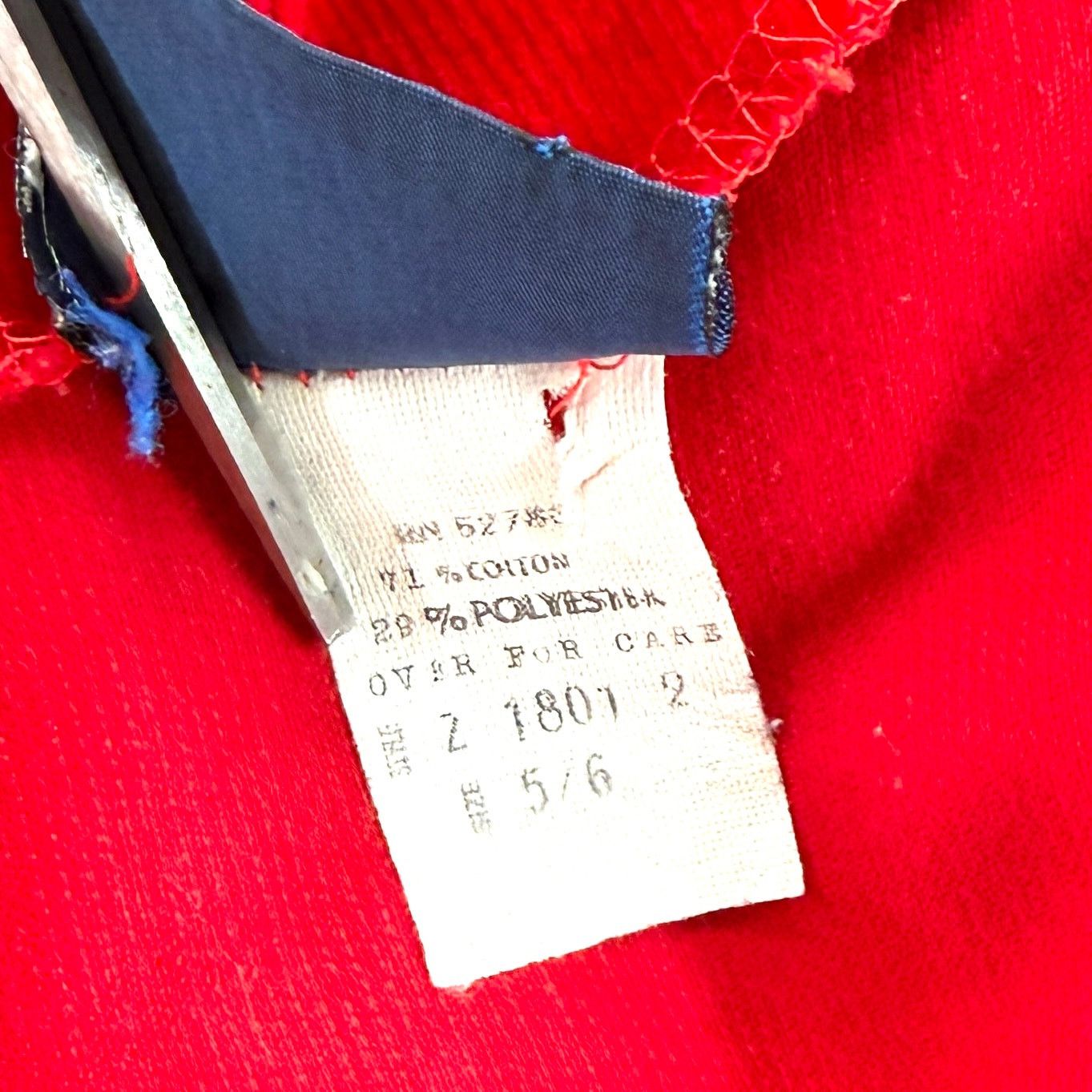 Vintage Vintage 80s Red Corduroy Sweetheart Bodice Dress Size S / US 4 / IT 40 - 7 Thumbnail