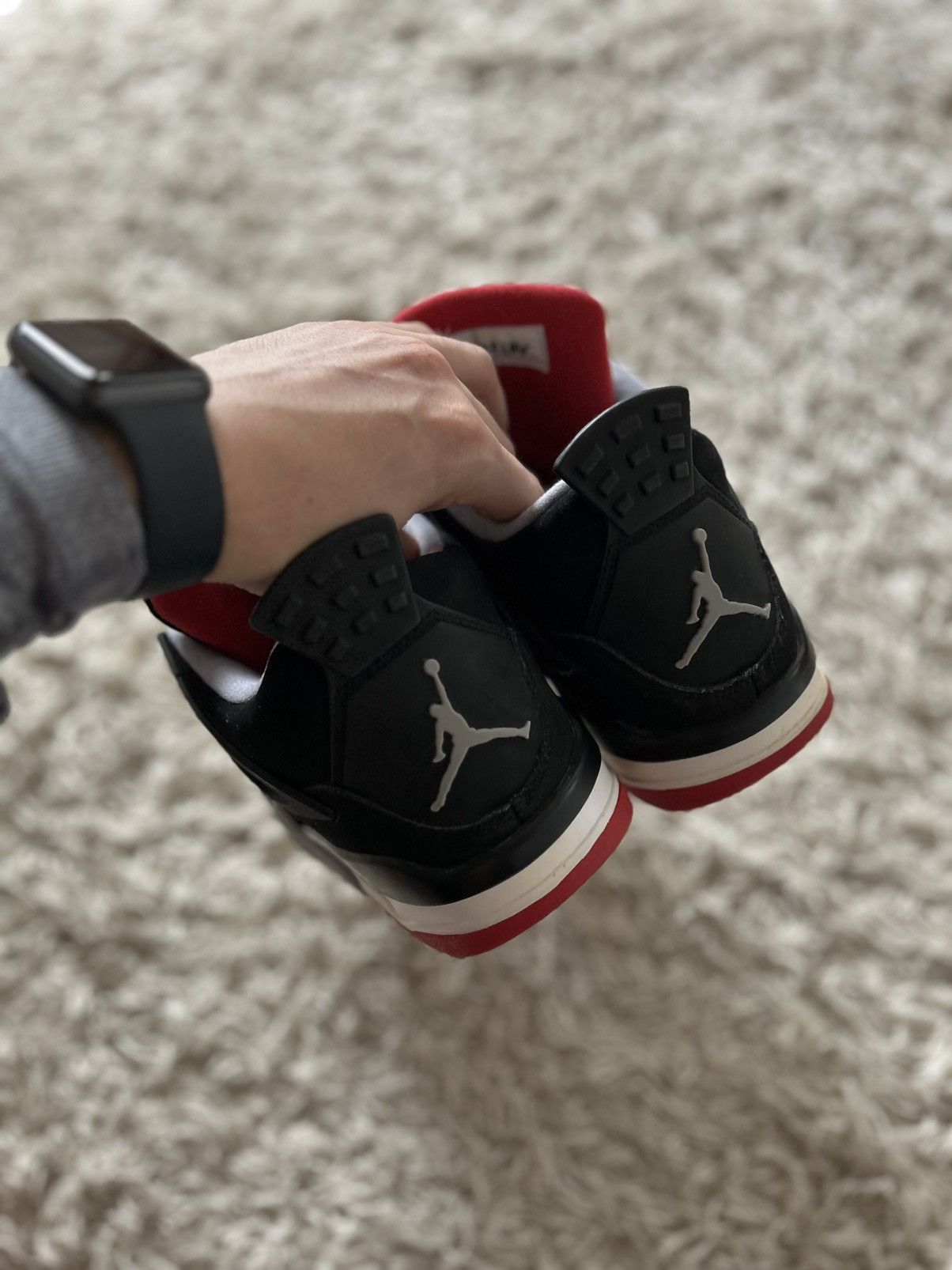 Jordan Brand Jordan 4 Bred size 10.5 Size US 10.5 / EU 43-44 - 3 Thumbnail