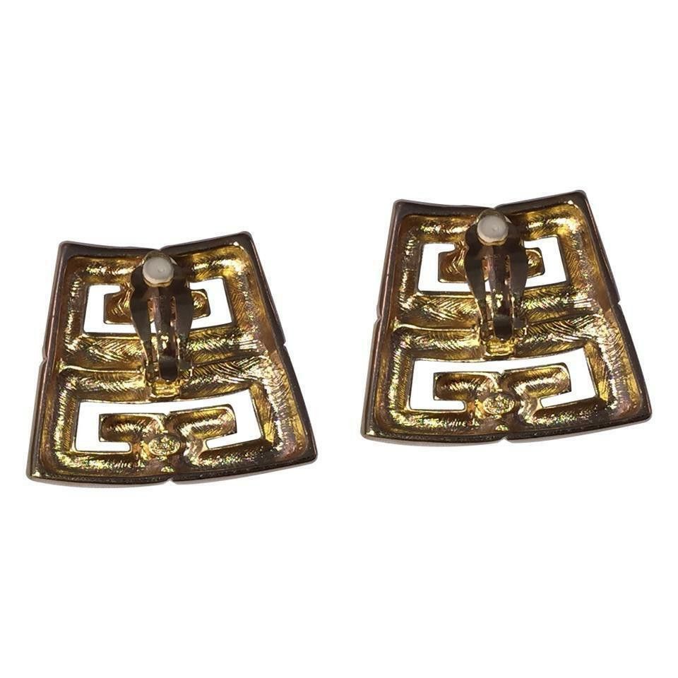 Givenchy Givenchy Statement Runway Monogram Earrings Size ONE SIZE - 6 Thumbnail