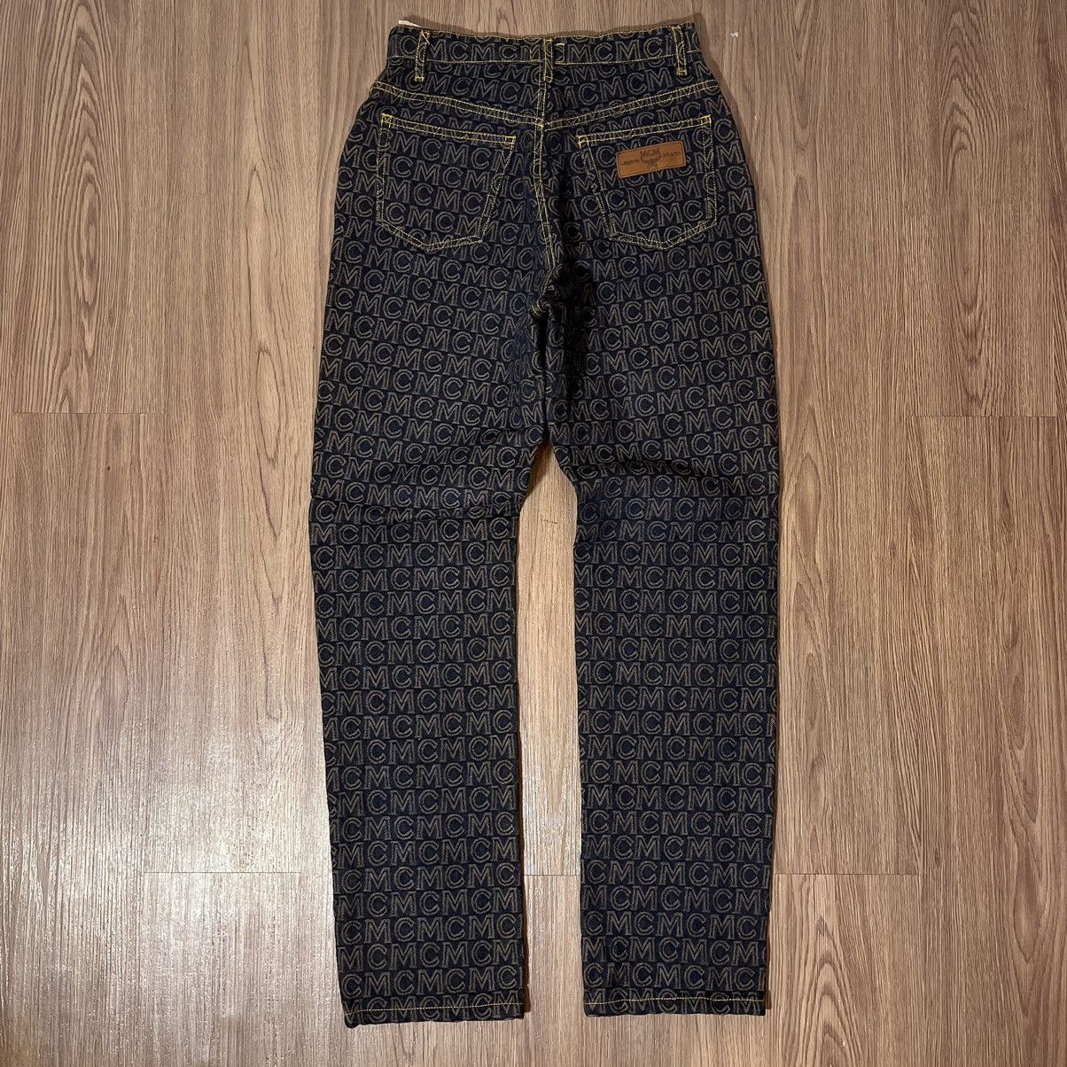 MCM MCM Legere Vintage Monogram Denim Size US 26 / EU 42 - 2 Thumbnail