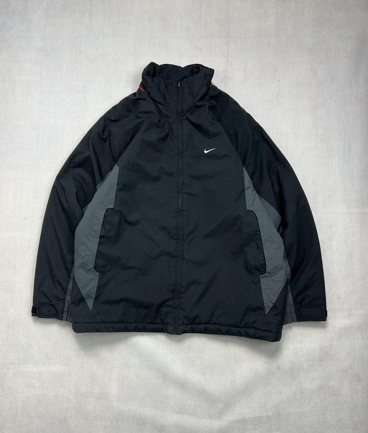 Nike × Vintage Jacket Nike vintage 00’s swoosh zipped winter Size US XL / EU 56 / 4 - 2 Thumbnail