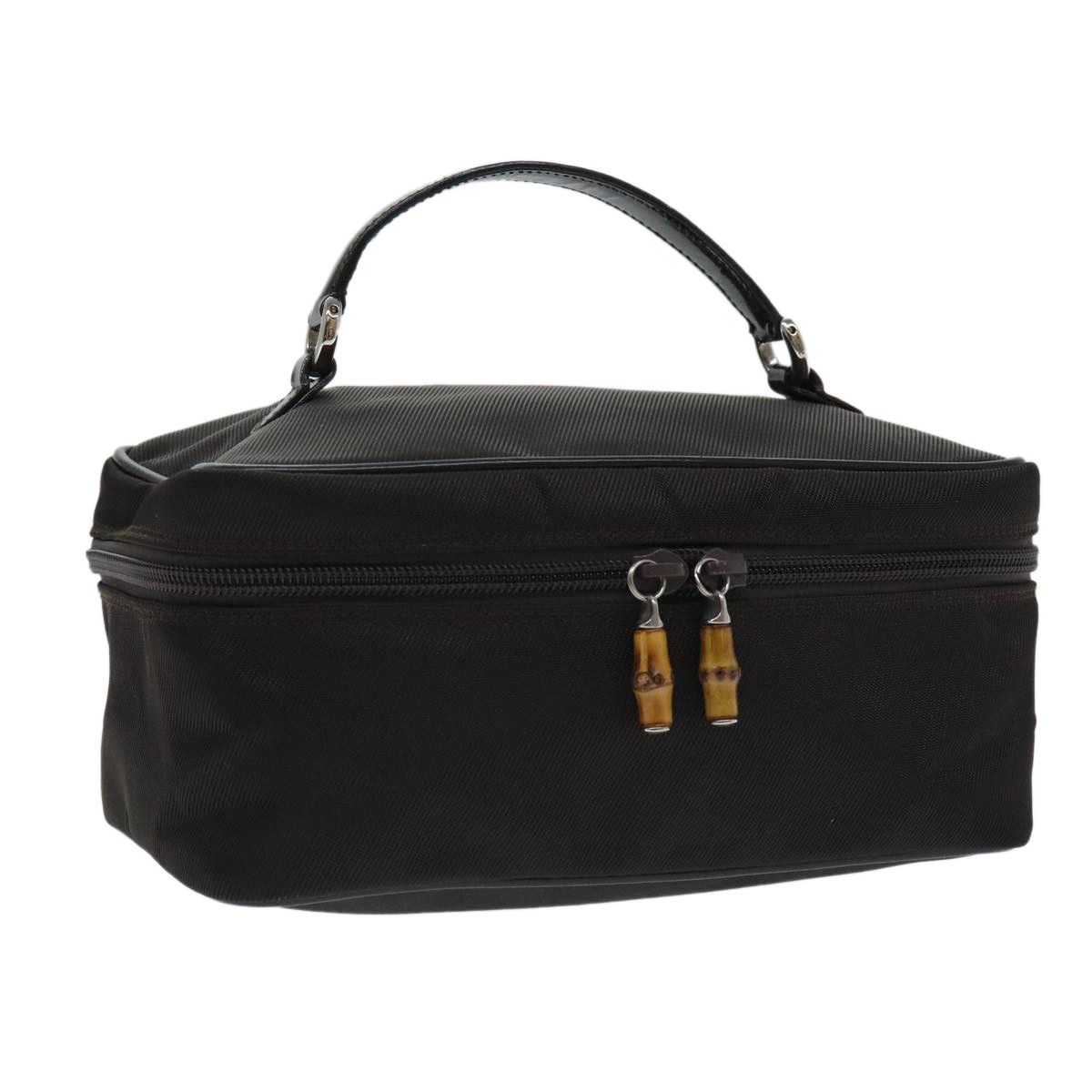 Gucci Bamboo Black Canvas Clutch Bag (Pre-Owned) Size ONE SIZE - 1 Thumbnail