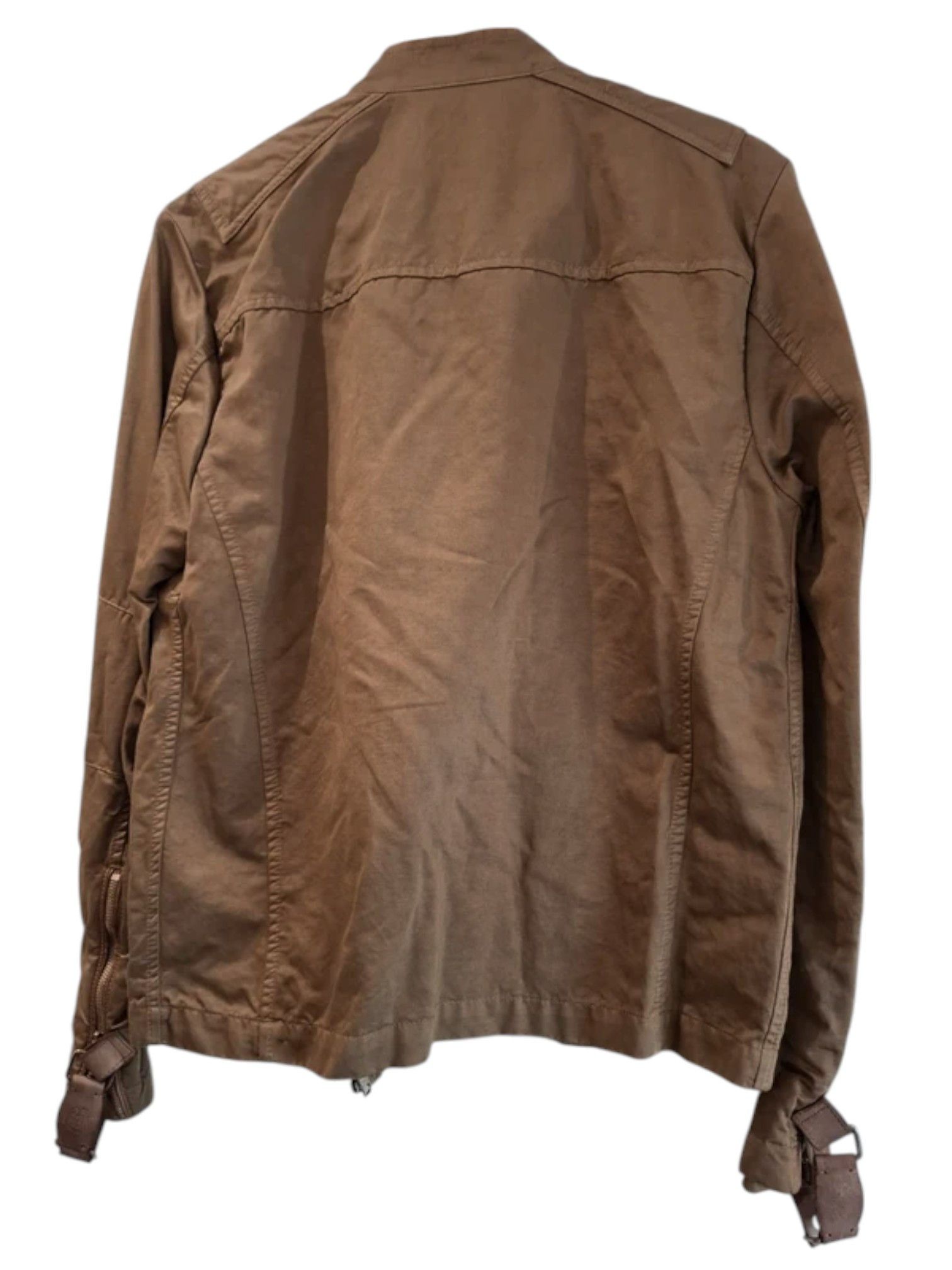 Roberto Cavalli Roberto Cavalli Brown Canvas Jacket – Buckle Detail Size US M / EU 48-50 / 2 - 6 Thumbnail