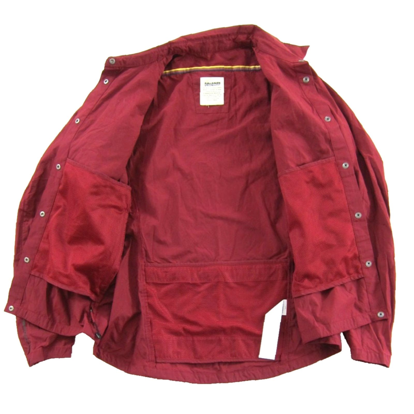 Vintage Fjällräven Wind Red Jacket Women L - Hoodless Windbreaker with Collar Pocket, 5 Pockets, Nylon, Regular Fit, Spring/Fall, Outdoor Theme Size L / US 10 / IT 46 - 4 Thumbnail