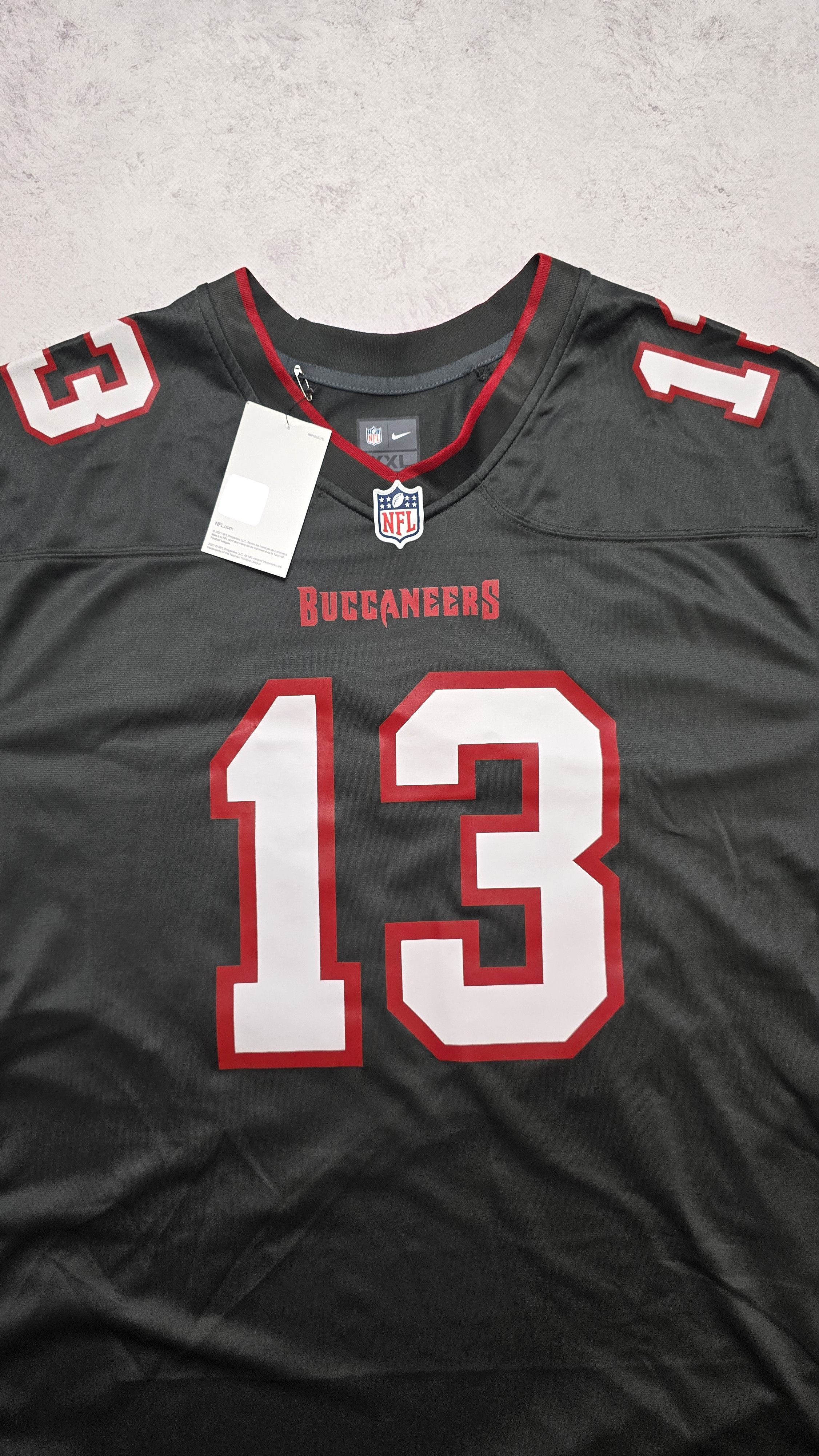 Nike Tampa Bay Buccaneers Mike Evans #13 Pewter Game NFL Jersey Size US XXL / EU 58 / 5 - 12 Thumbnail