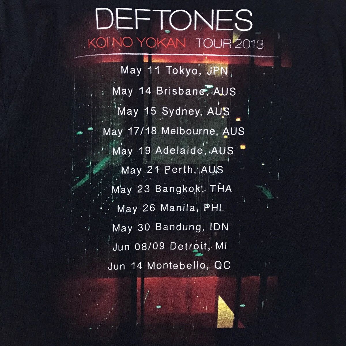 Band Tees Def Tones Koi No Yokan Cover Album Tour Band Tee Shirt Size US S / EU 44-46 / 1 - 8 Thumbnail