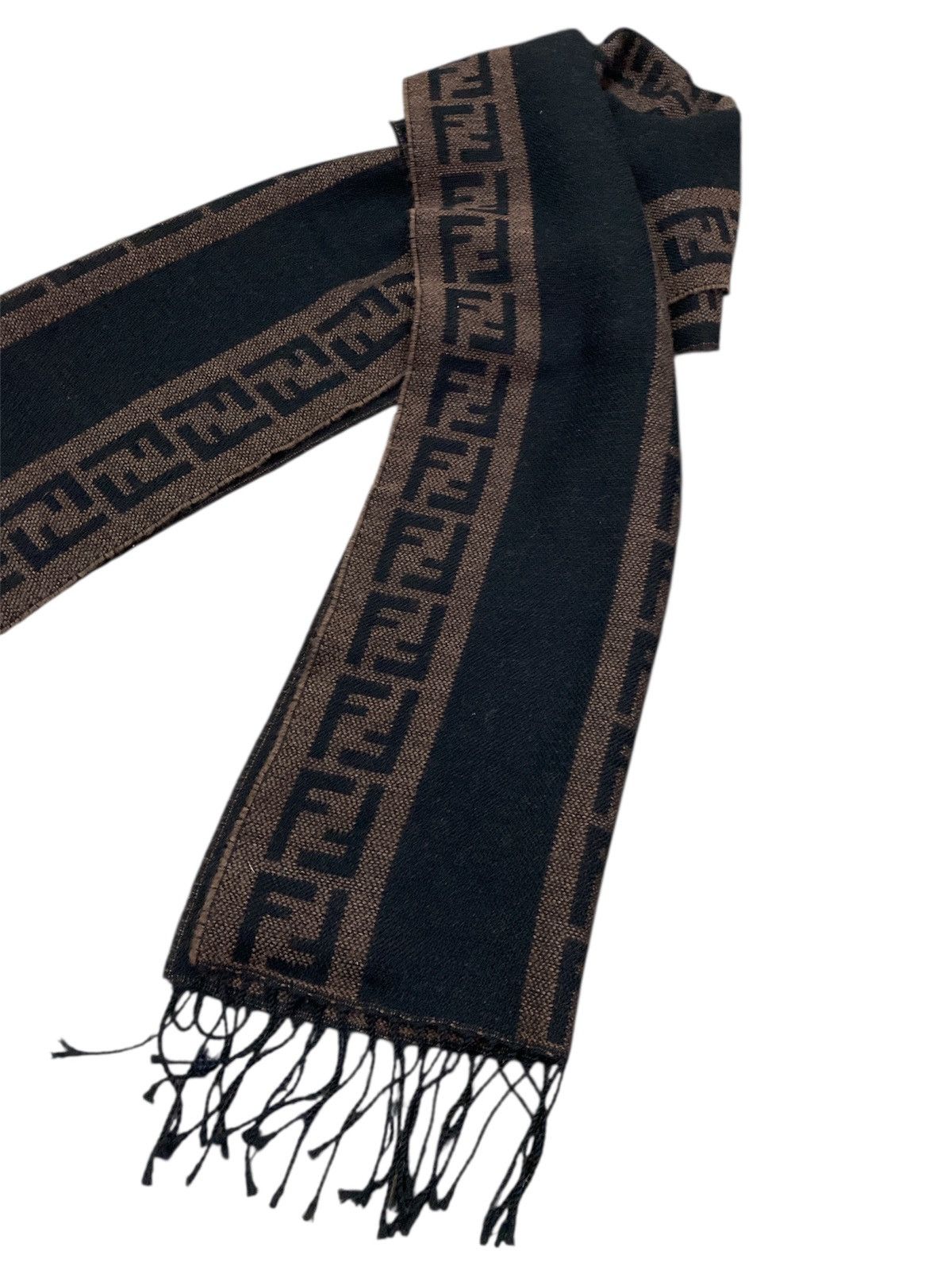 Fendi Fendi Cravatte monogram mufler scarf Size ONE SIZE - 2 Thumbnail
