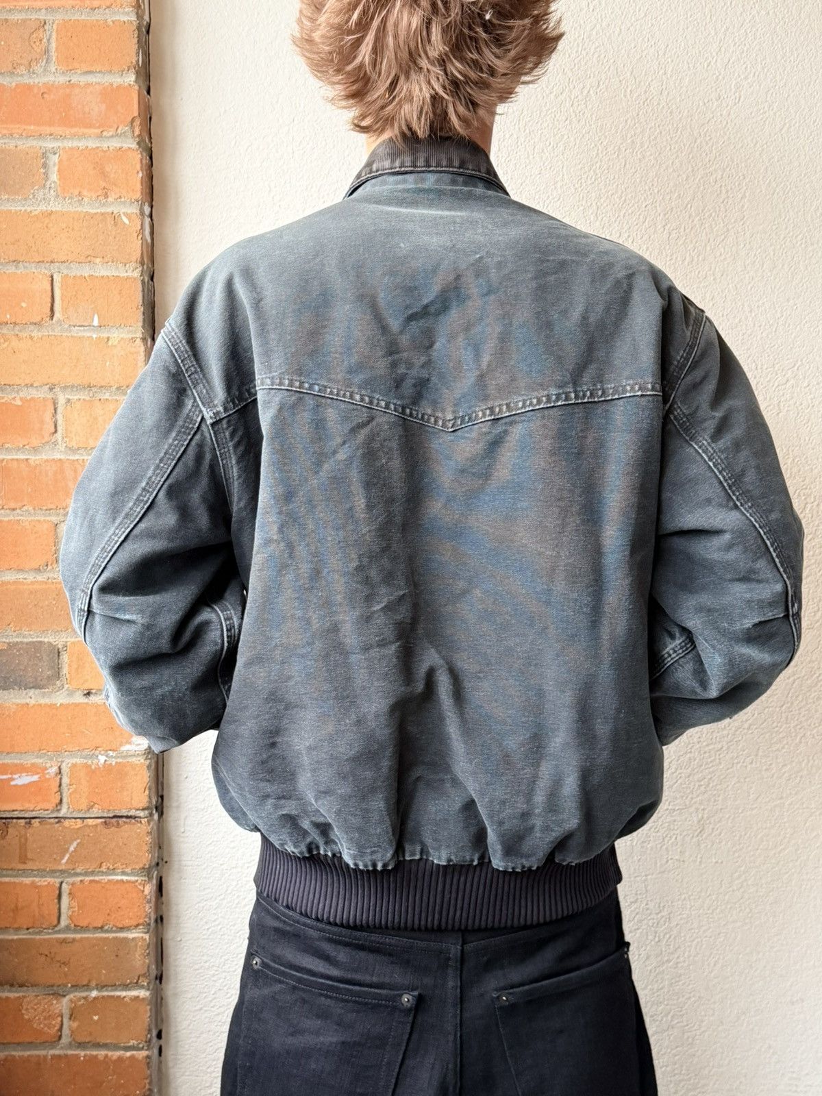 Carhartt Carhartt Distressed Work Wear Jacket Size US L / EU 52-54 / 3 - 3 Thumbnail