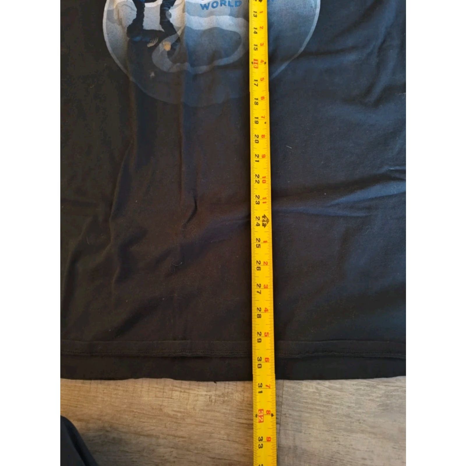 Hanes Garth Brooks World Tour 2014 Band T-Shirt XXL Black Mens Double-Sided Crew Neck Size US XXL / EU 58 / 5 - 5 Thumbnail