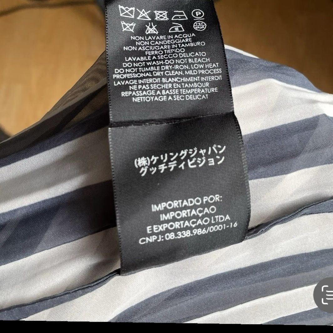 Vintage Momoshero Striped Blouse Shirt Women XS Semi-Sheer Black White High Neck Long Sleeve Velvet Ribbon Tie Size XS / US 0-2 / IT 36-38 - 6 Thumbnail
