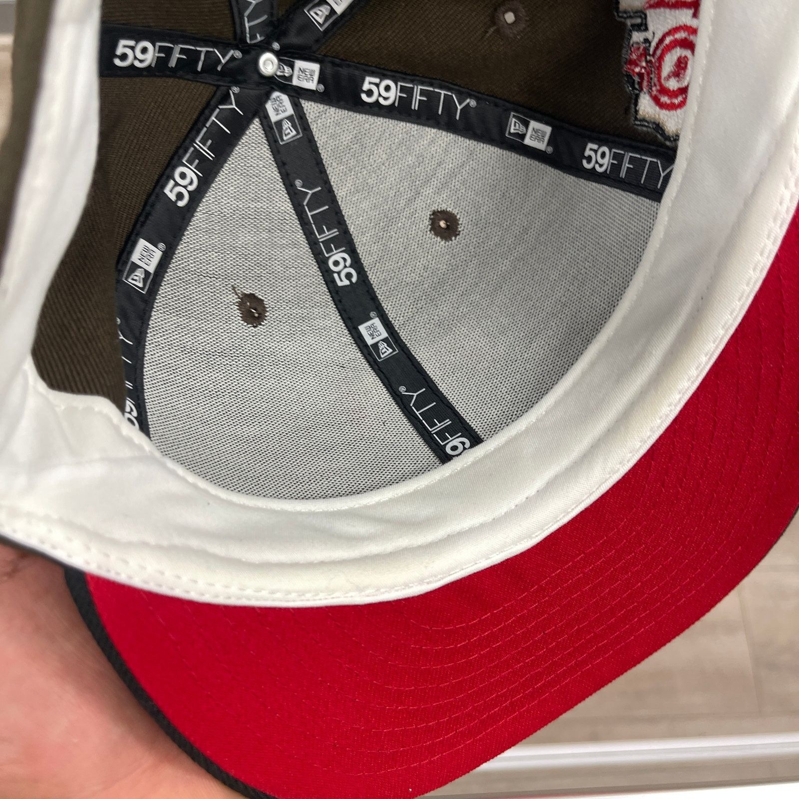 New Era New Era Brown Texas Rangers 40th Anniversary Hat Cap 7 1/4 Size ONE SIZE - 7 Thumbnail