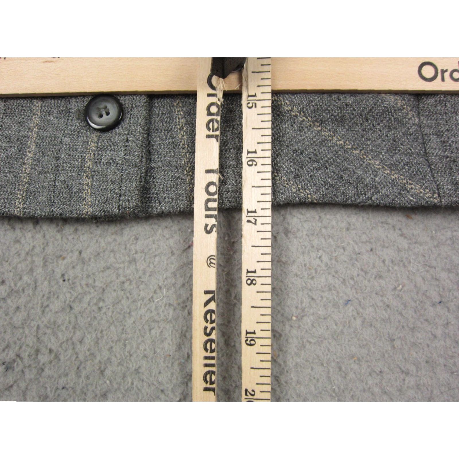 Vintage VINTAGE Dizzy Lizzy Vest Teens Size 9 Gray Striped Cropped Made in USA 70s Size M / US 6-8 / IT 42-44 - 7 Thumbnail