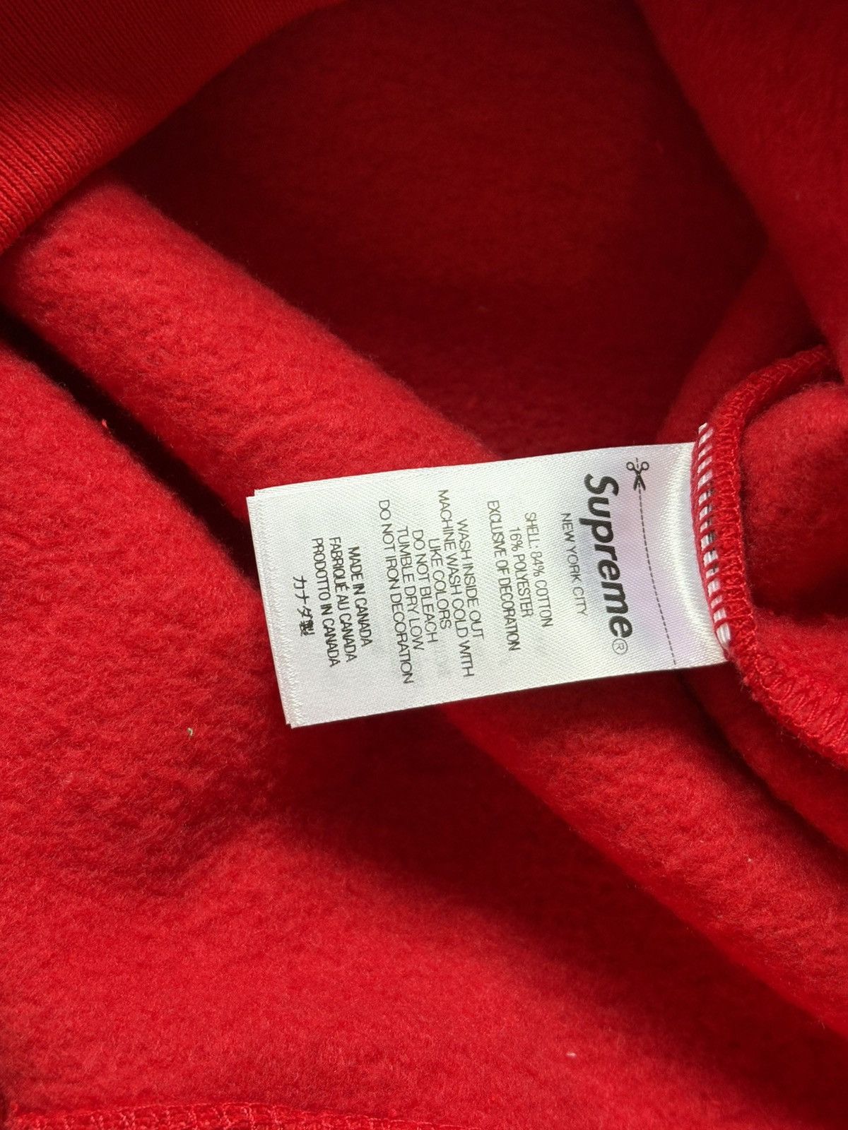 Supreme Supreme Collegiate Half Zip Pullover Red FW24 Size US L / EU 52-54 / 3 - 11 Thumbnail