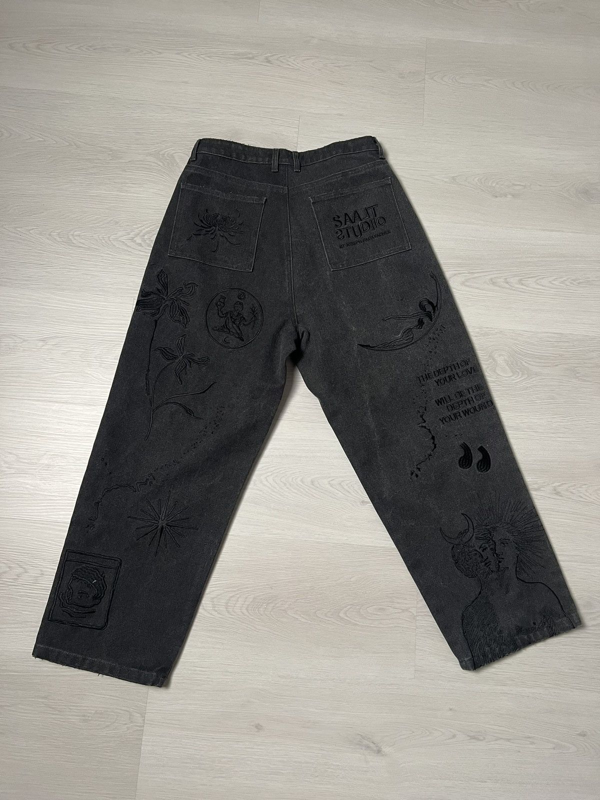 Saalt Studio Saalt Studio Black Jeans Size US 36 / EU 52 - 4 Thumbnail