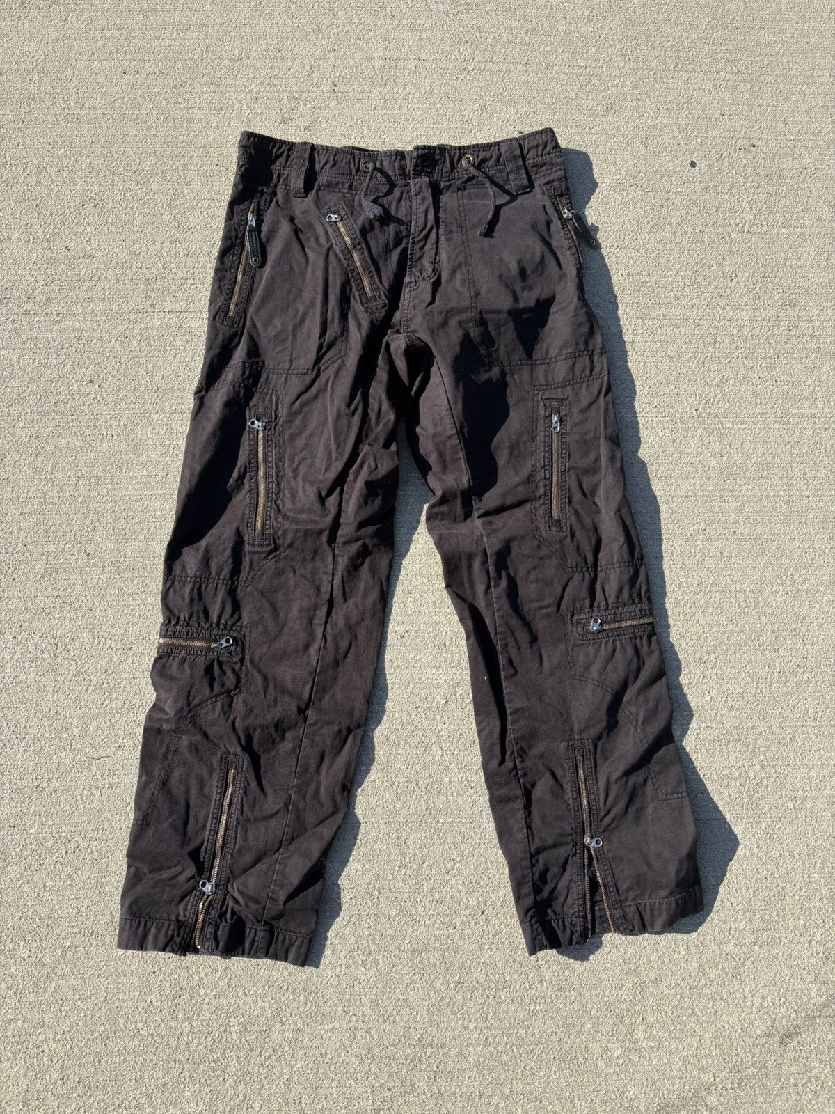 Diesel Super rare diesel zipper pants Size US 33 - 1 Thumbnail