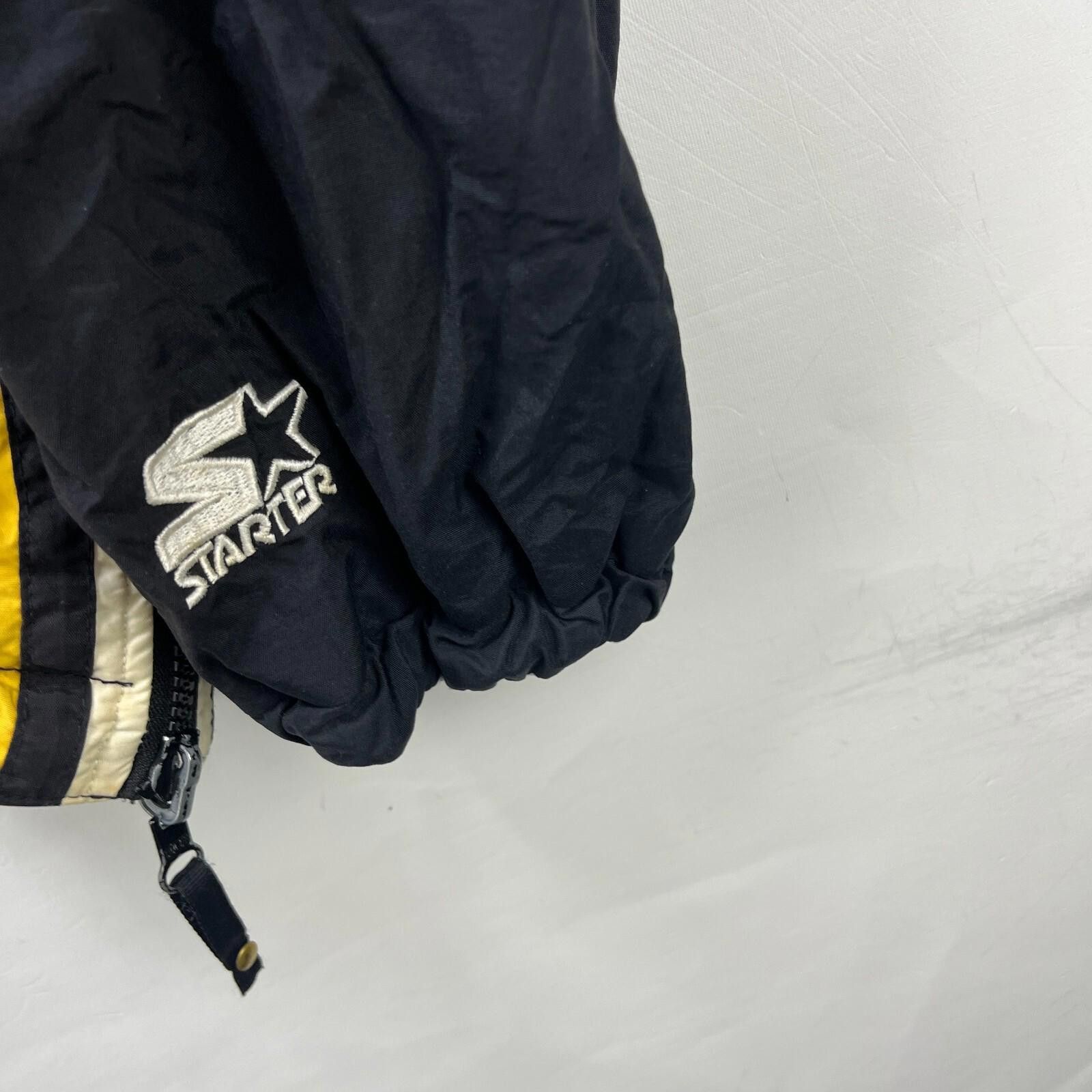 Starter Vintage 90s Starter Pittsburgh Steelers Pullover Jacket Size ONE SIZE - 4 Thumbnail