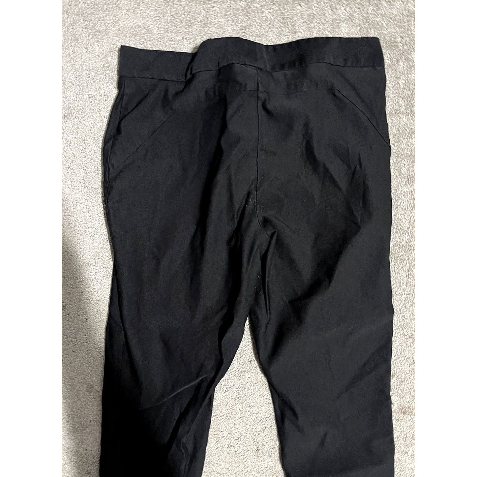 Calvin Klein Calvin Klein Black Dress Pants Womens Size 4 Slim Straight Career 28x26 Dress Pants Size 27" / US 4 / IT 40 - 4 Thumbnail