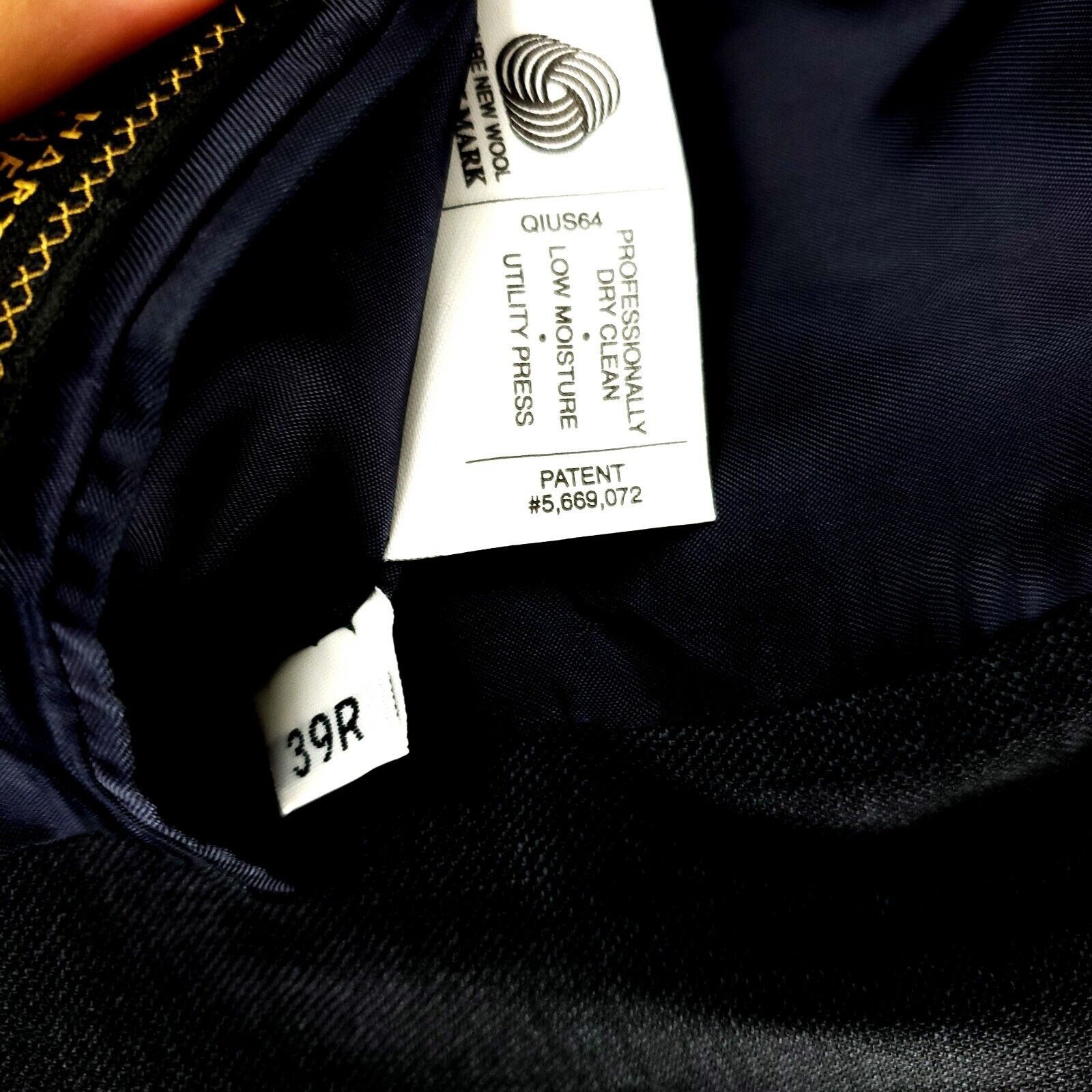Hart Schaffner Marx Hart Schaffner Marx Wool 2 Button Blazer 38R Gray Blue Twill Size 38R - 8 Thumbnail