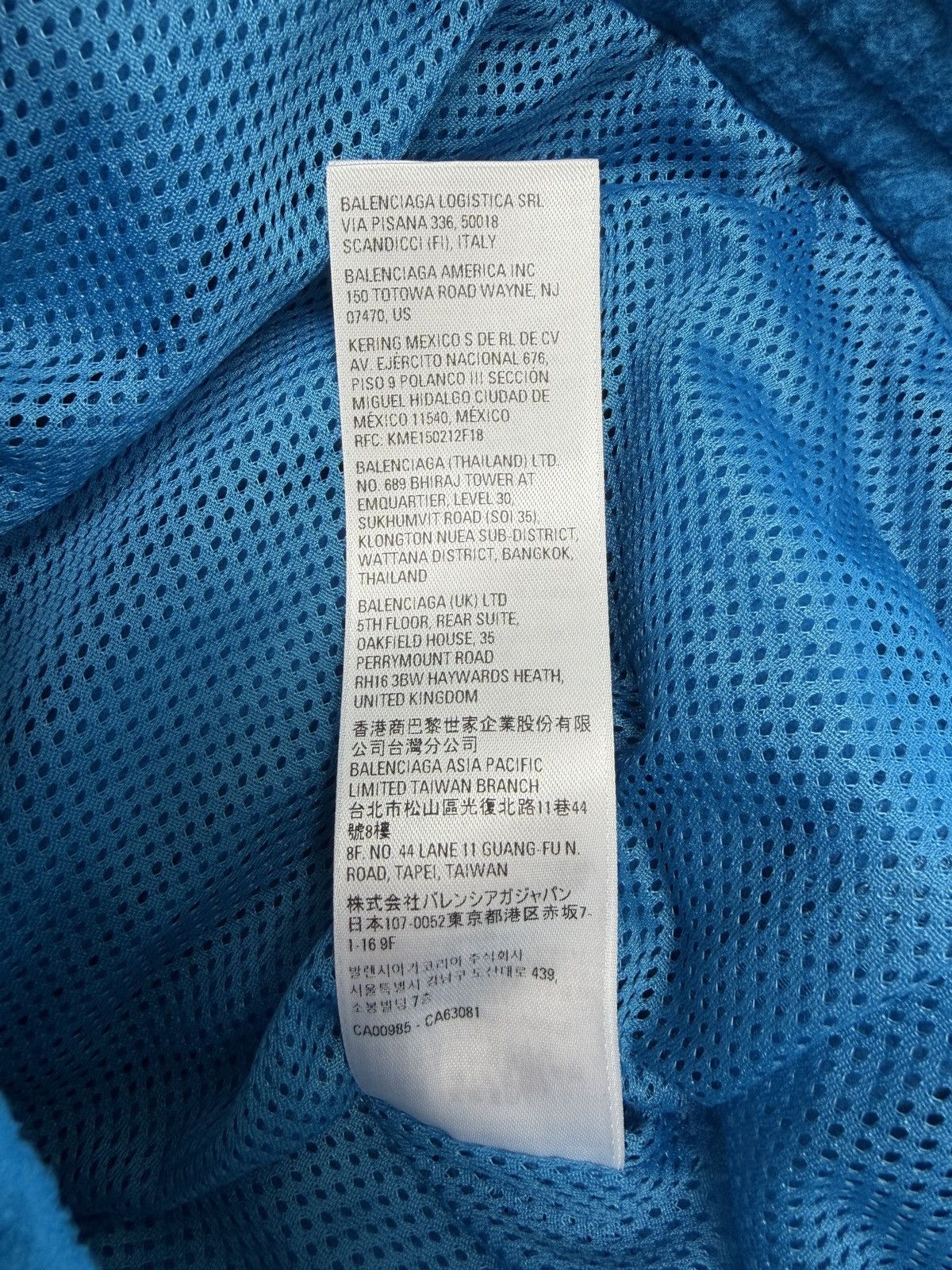 Balenciaga Balenciaga Tracksuit Jacket Double Brushed Cyclades Blue Size US M / EU 48-50 / 2 - 11 Thumbnail