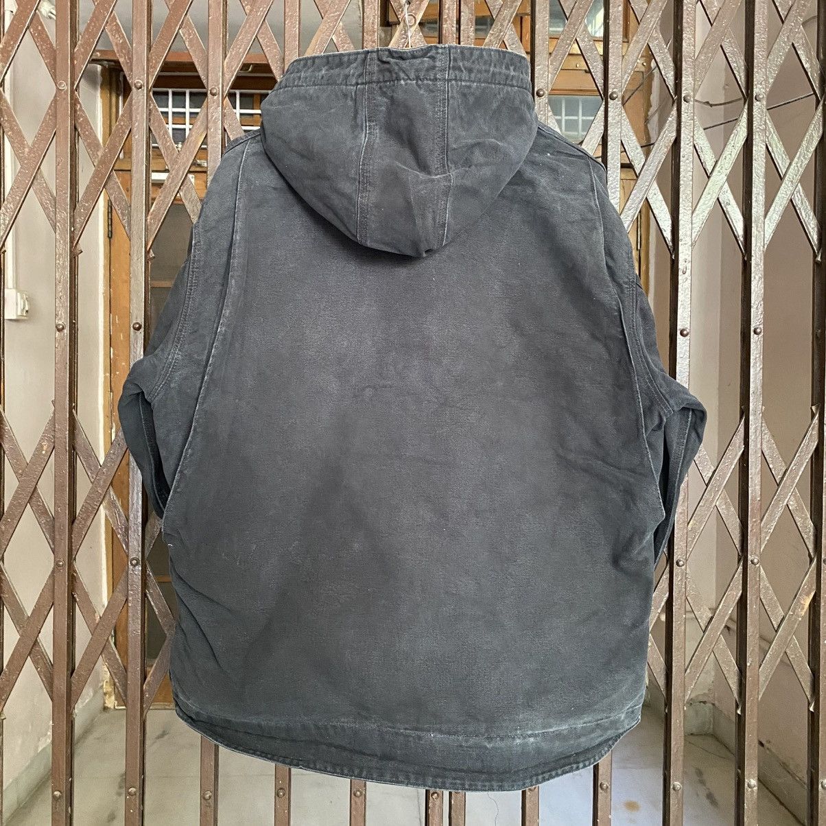 Carhartt Vintage Carhartt Black Hooded Detroit StyleJacket Size US XL / EU 56 / 4 - 3 Thumbnail