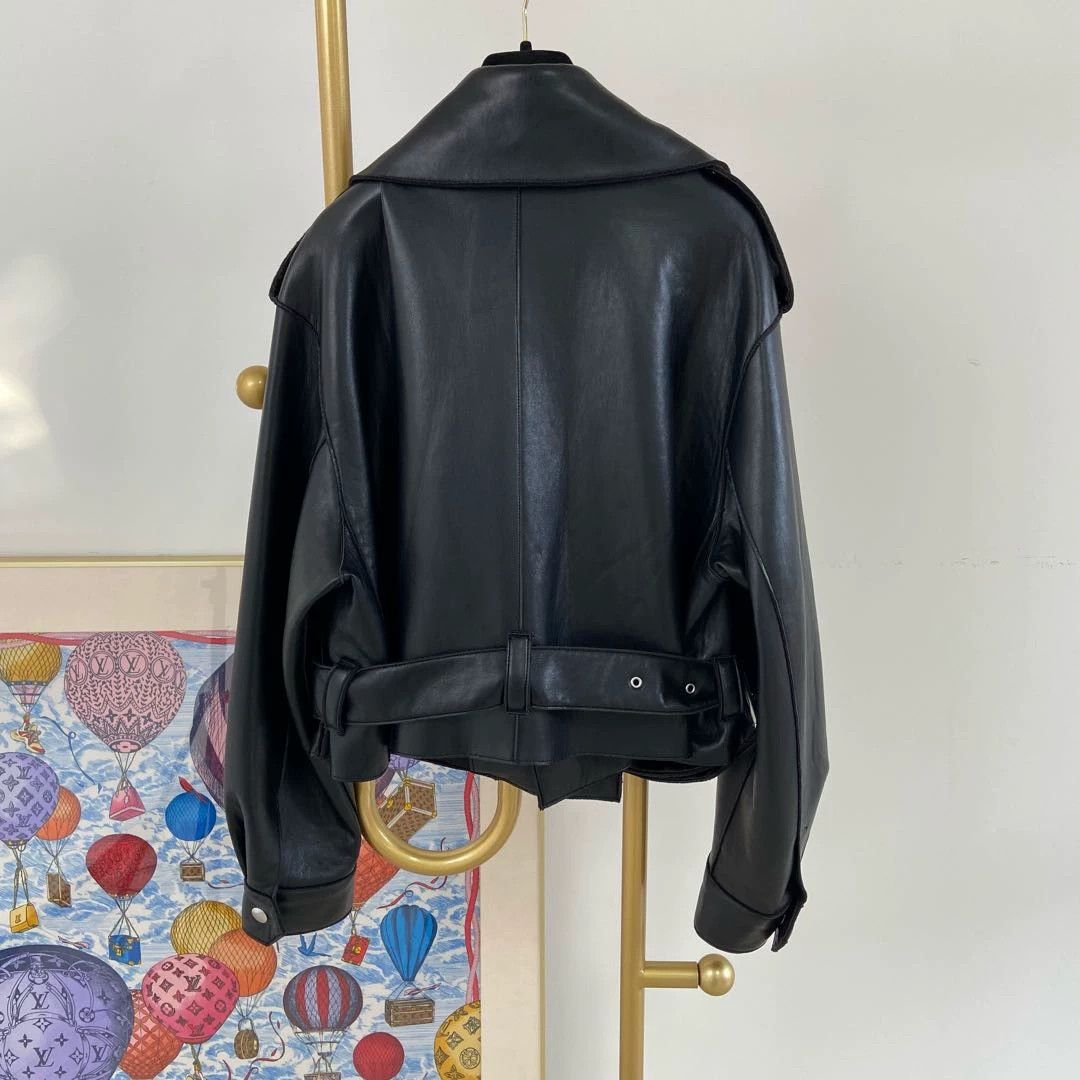 Other Mo&Co Black Leather Jacket Size S Size US S / EU 44-46 / 1 - 2 Thumbnail
