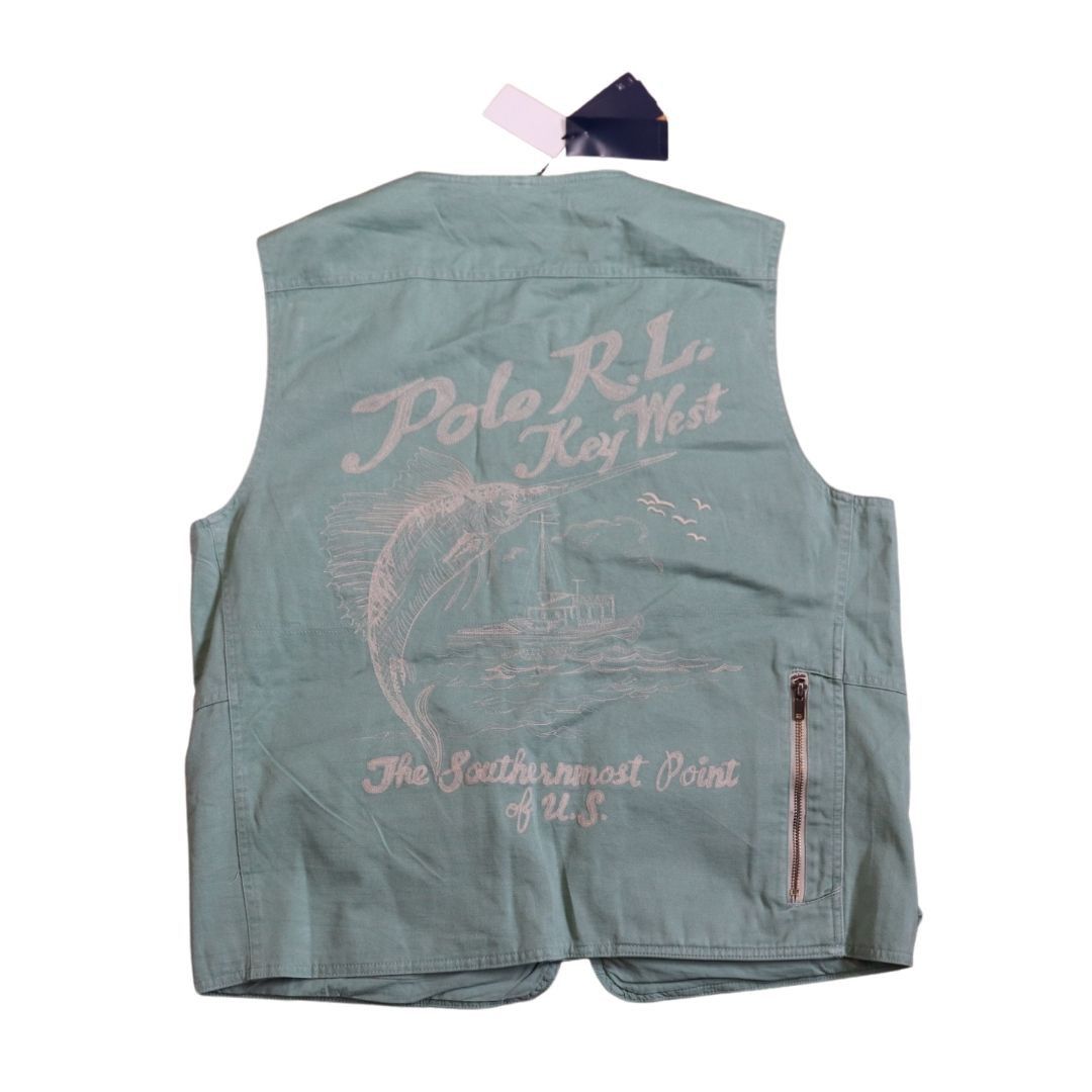 image of Polo Ralph Laurent Sportsman Key West Fishing Vest NWT (L), Men's (Size Large)