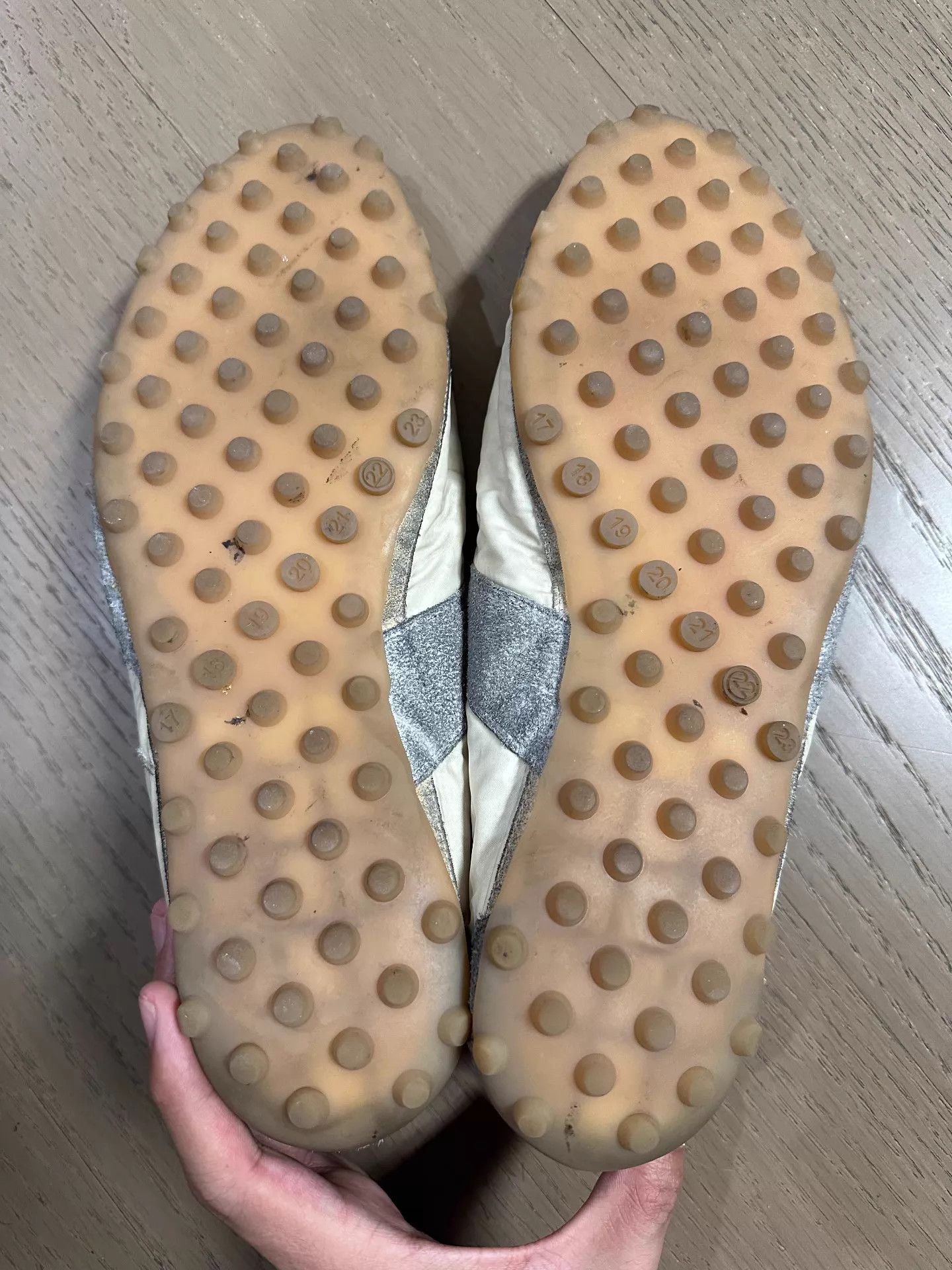 Maison Margiela Maison Margiela Distressed Blue Heel Tab Thin 45 OG Box Size US 12 / EU 45 - 5 Thumbnail