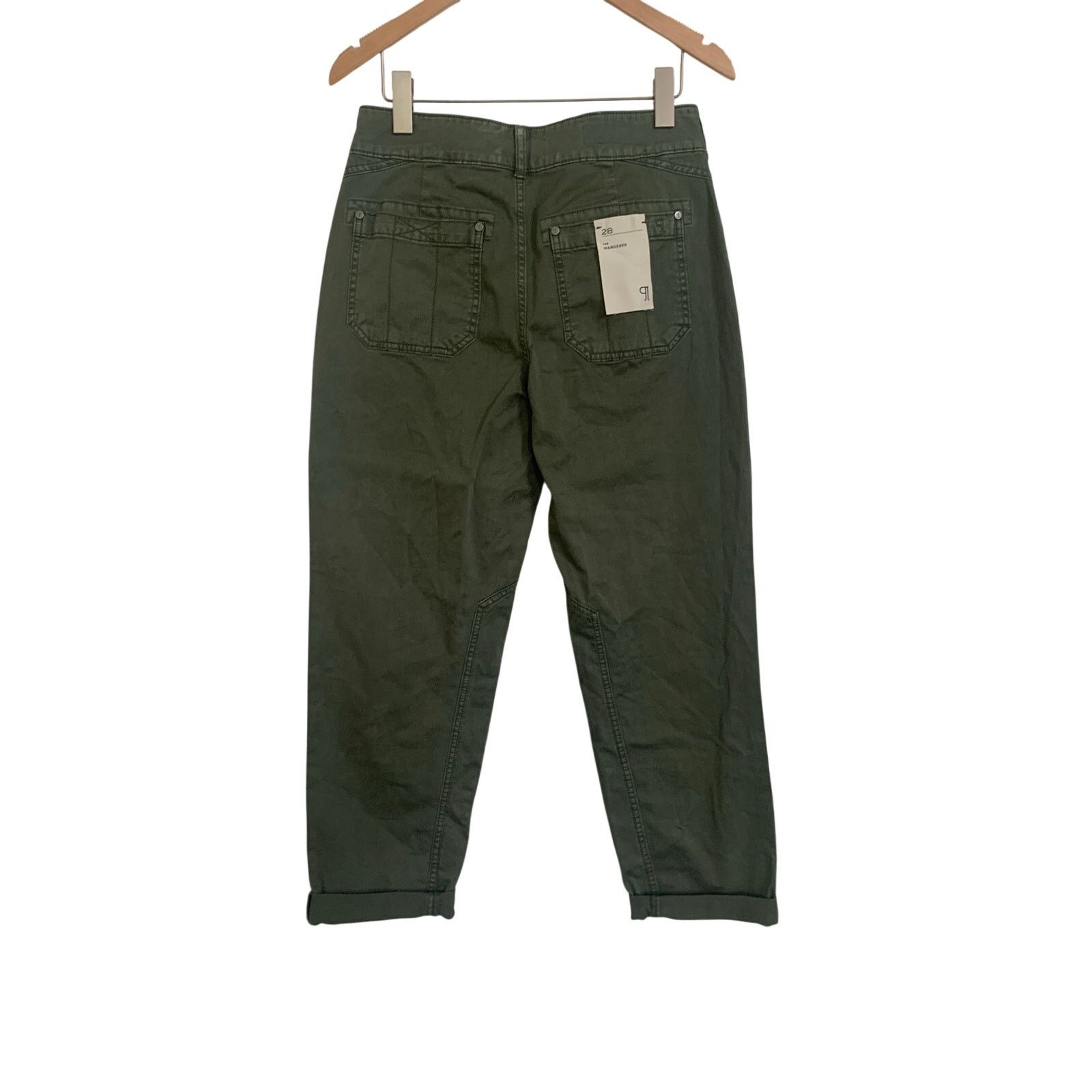 Anthropologie NWT Anthropologie Pilcro Wanderer MidRise Relaxed Leg Pants Size 28" / US 6 / IT 42 - 4 Thumbnail