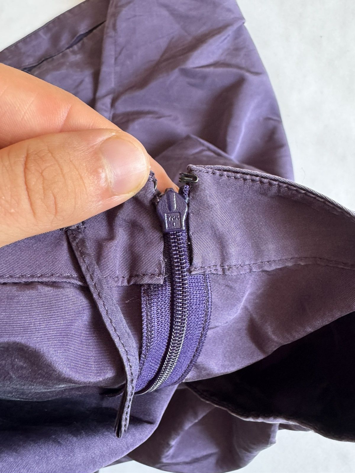 Prada Prada Women’s Skirt Purple Size 46 Size 32" / US 10 / IT 46 - 5 Thumbnail