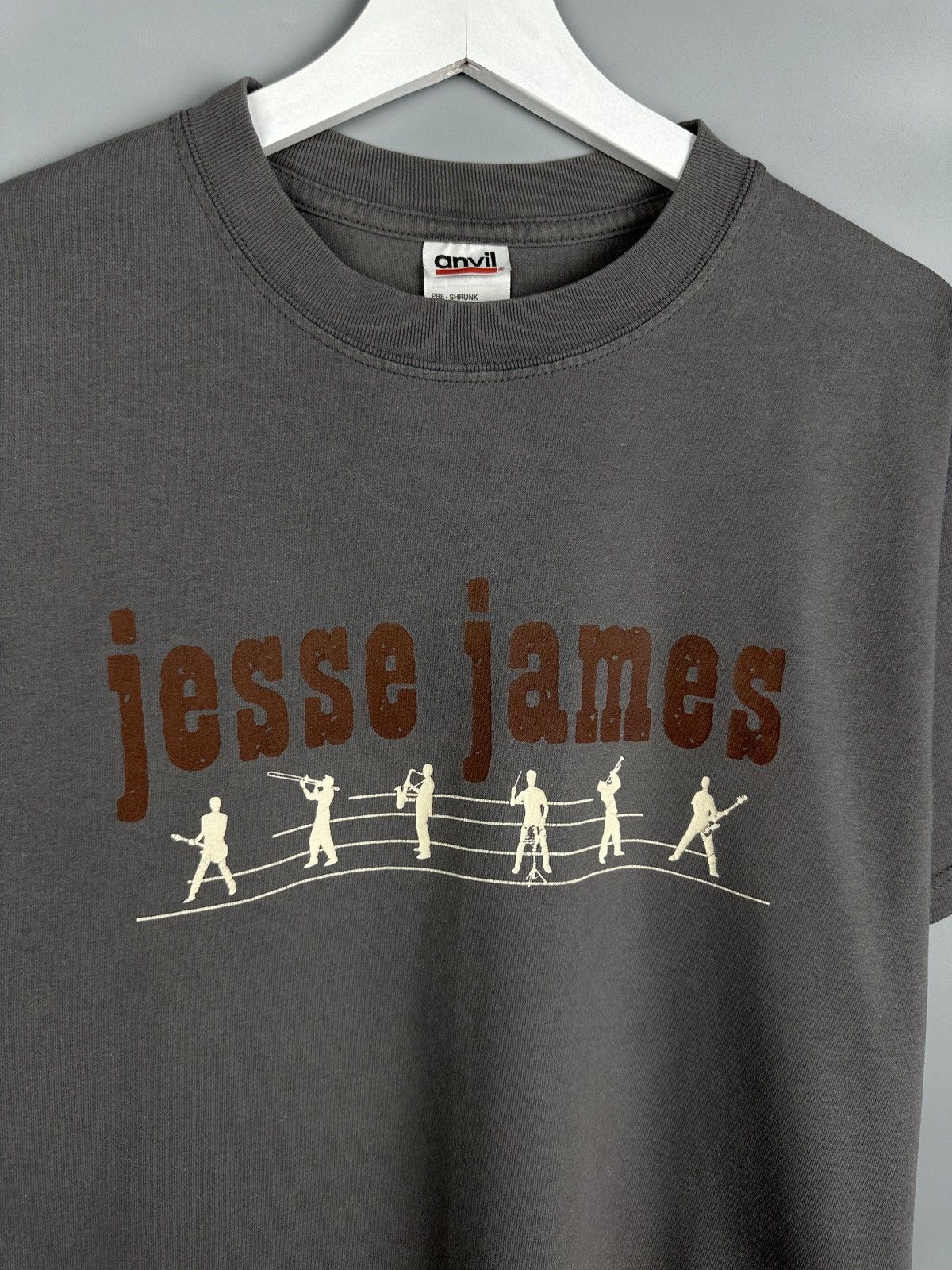 Vintage 90s Vintage Jesse James Soul Singer T Shirt Tee Jazz Anvil Size US M / EU 48-50 / 2 - 3 Thumbnail