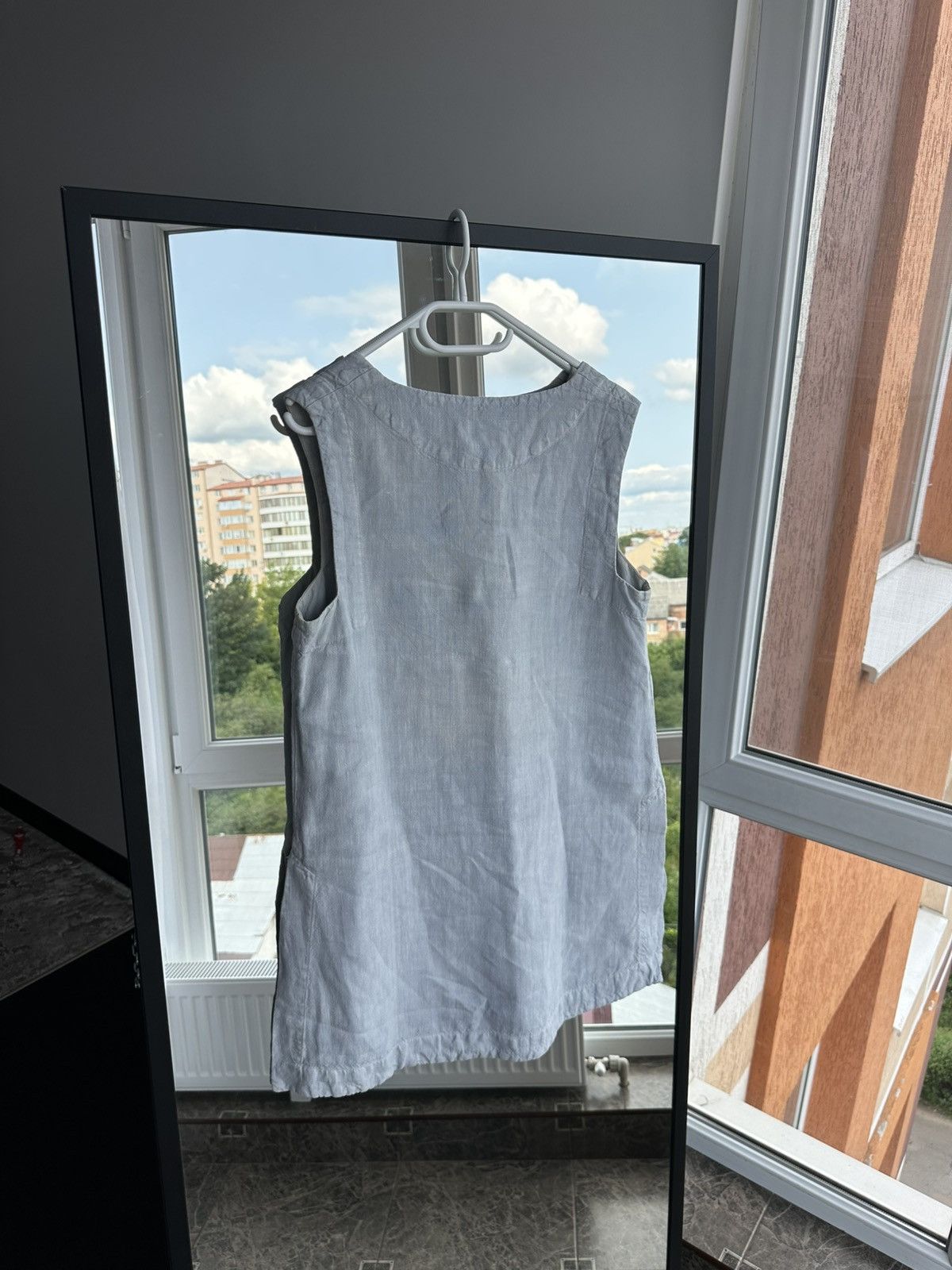 OSKA OSKA 100% Linen Sleeveless Tunic Dress Minimalist Lagom Size M / US 6-8 / IT 42-44 - 8 Thumbnail