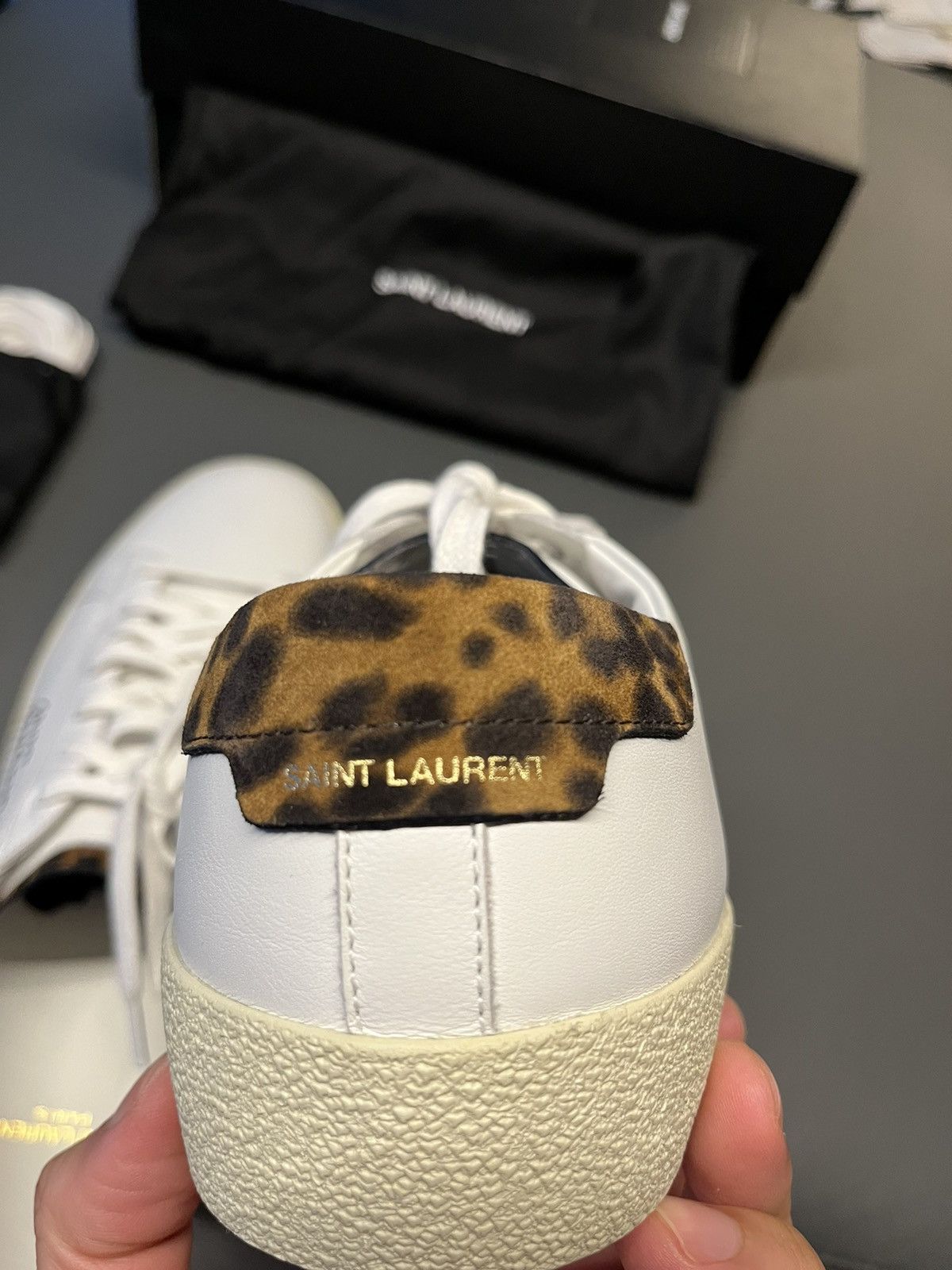 Saint Laurent Paris Super Runway Brand New Saint Laurent Logo Moon Plus Sneaker Size US 11.5 / EU 44-45 - 7 Thumbnail